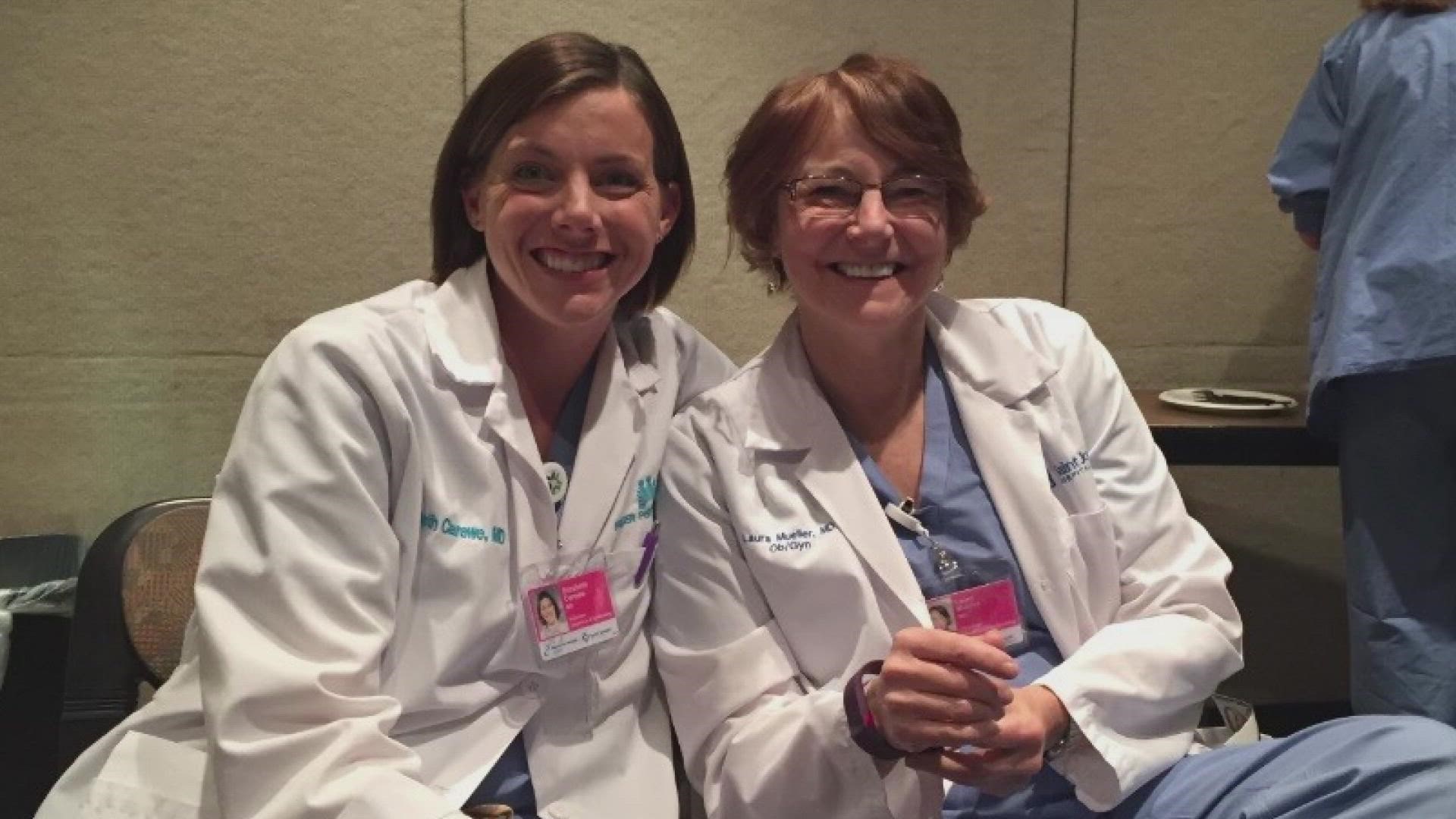 Dr. Laura Mueller is a retired OBGYN. Her daughter, Dr. Beth Carewe, practices at Premier Integrated OBGYN and delivers babies at Rose Medical Center in Denver.