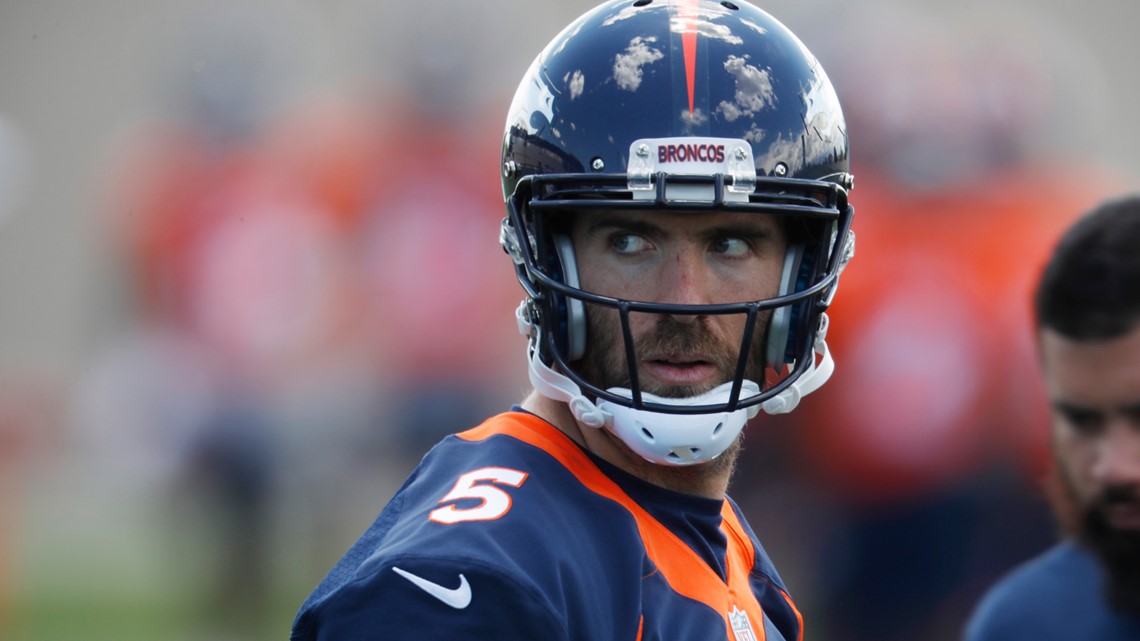 Denver Broncos quarterback Joe Flacco plans to play on in 2020