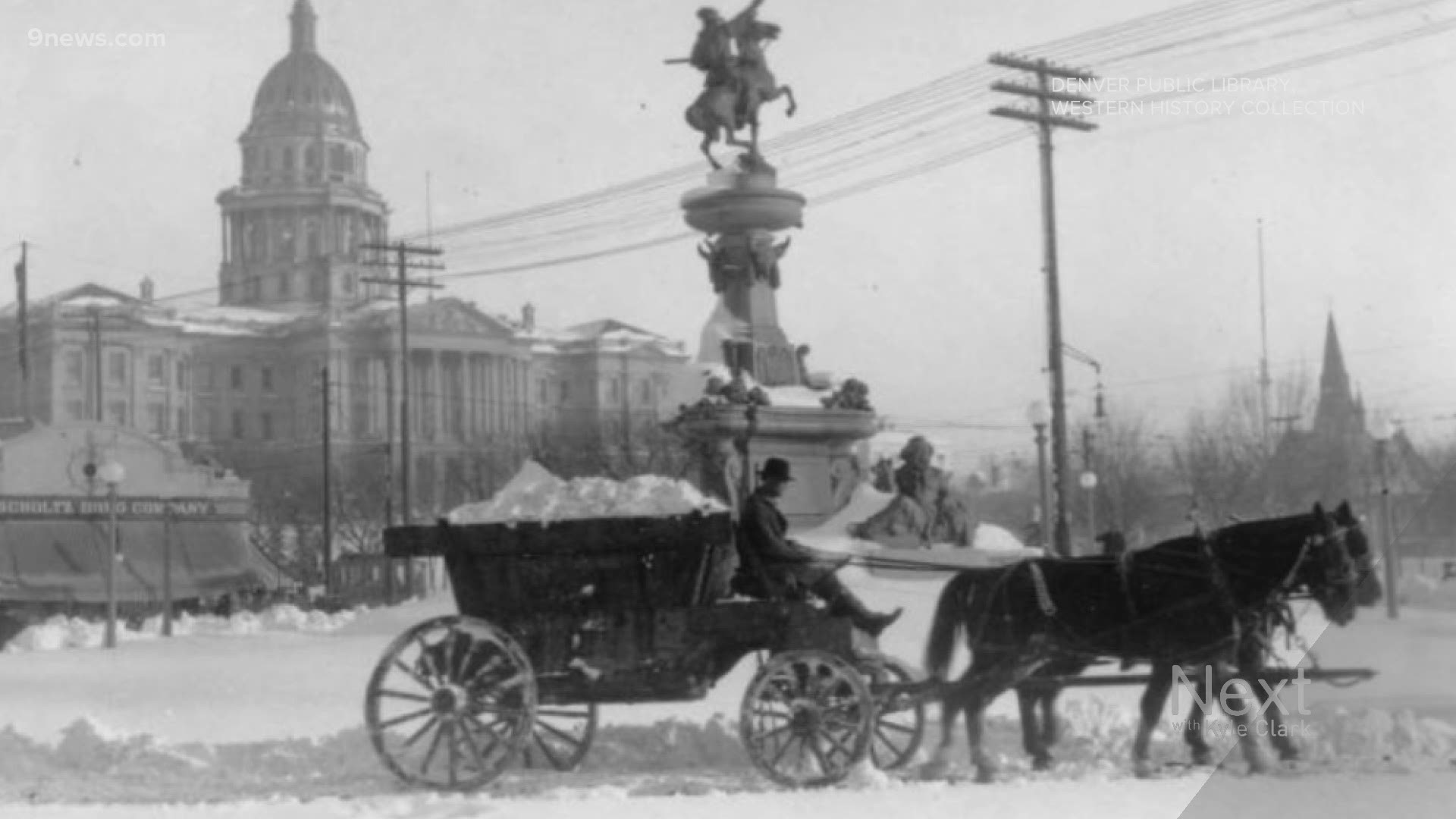 The epic snowfall of December 1913 impacted all of Colorado. In Denver, the problem wasn't just the storm; it was finding a place to put 47 inches of citywide snow.