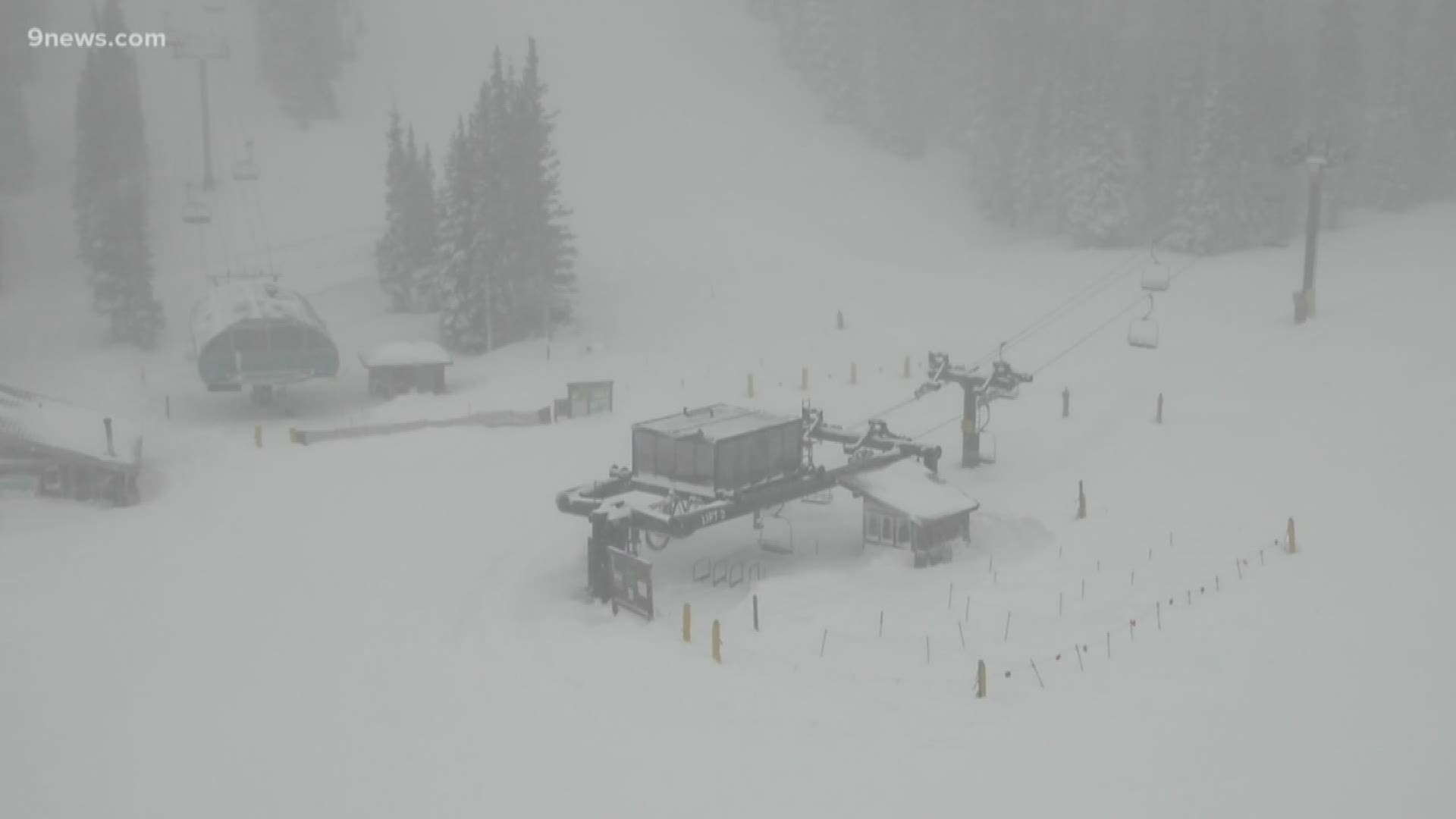 In a tweet, Loveland Ski Area apologized to everyone who made the drive up to the mountain.