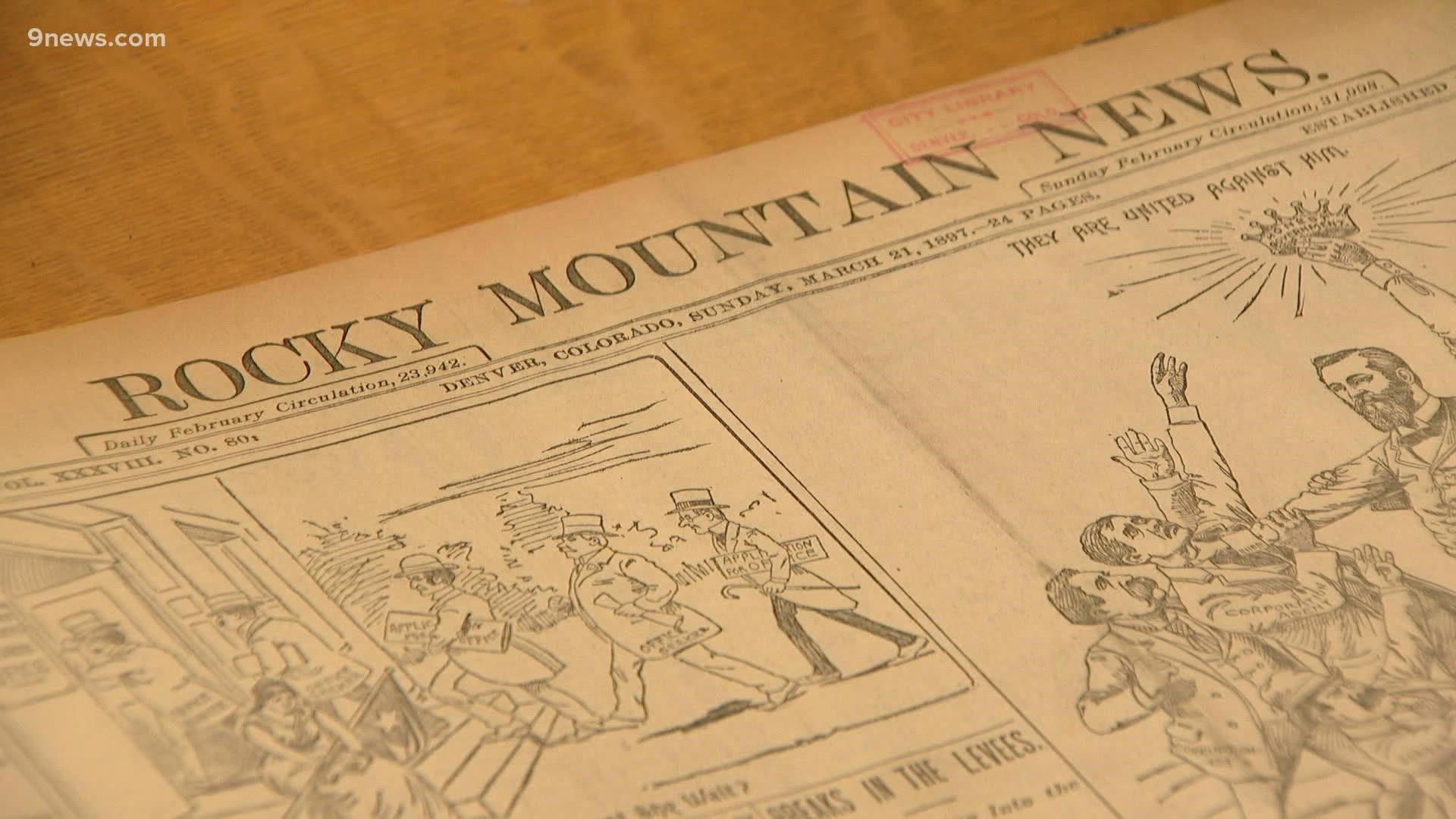 More than a century of the Rocky Mountain News' chronicling of Colorado will be available for all to read again thanks to Denver Public Library.