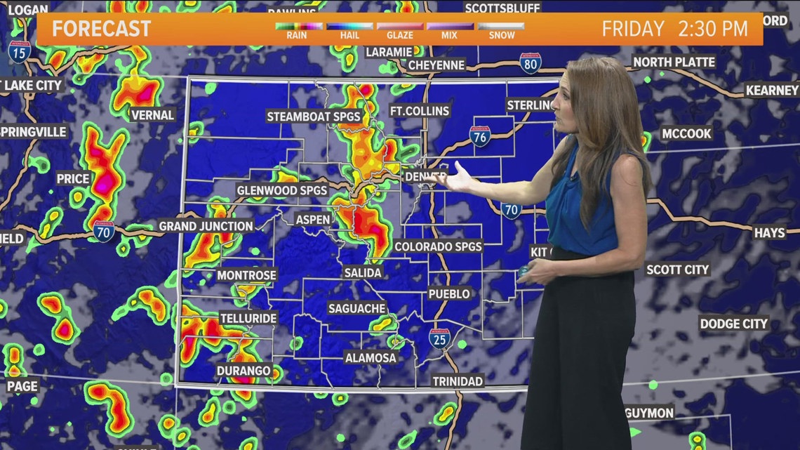 Chance of storms Friday afternoon for the Denver metro area | 9news.com