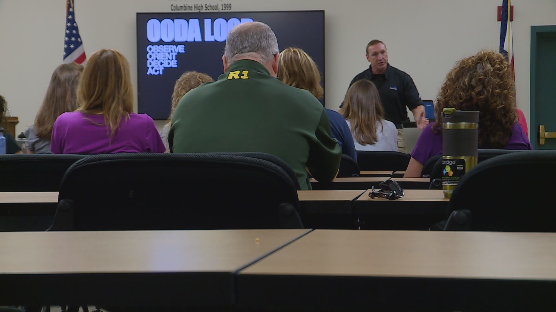 So far, about 30 nurses in schools across the district have gone through tactical training to be able to help law enforcement in an active shooter situation. Please be aware that some of the footage shown in this video may be disturbing to some viewers.