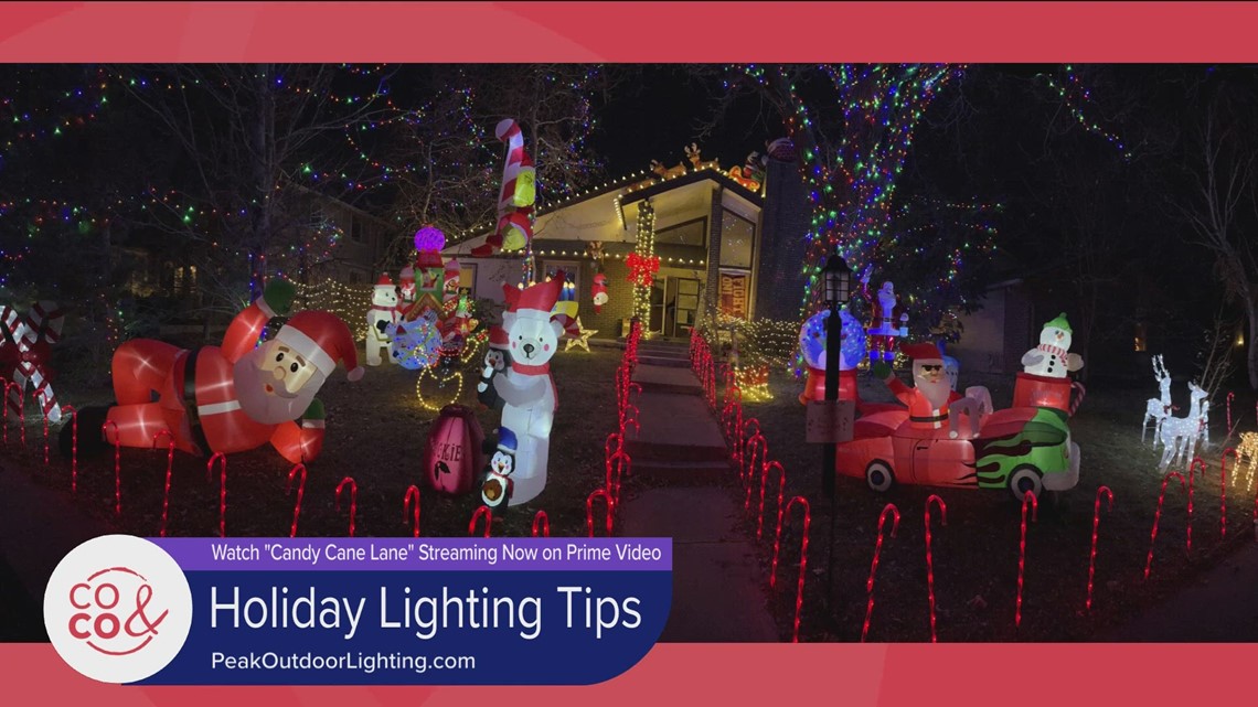 Candy Cane Lane Holiday Lighting Tips