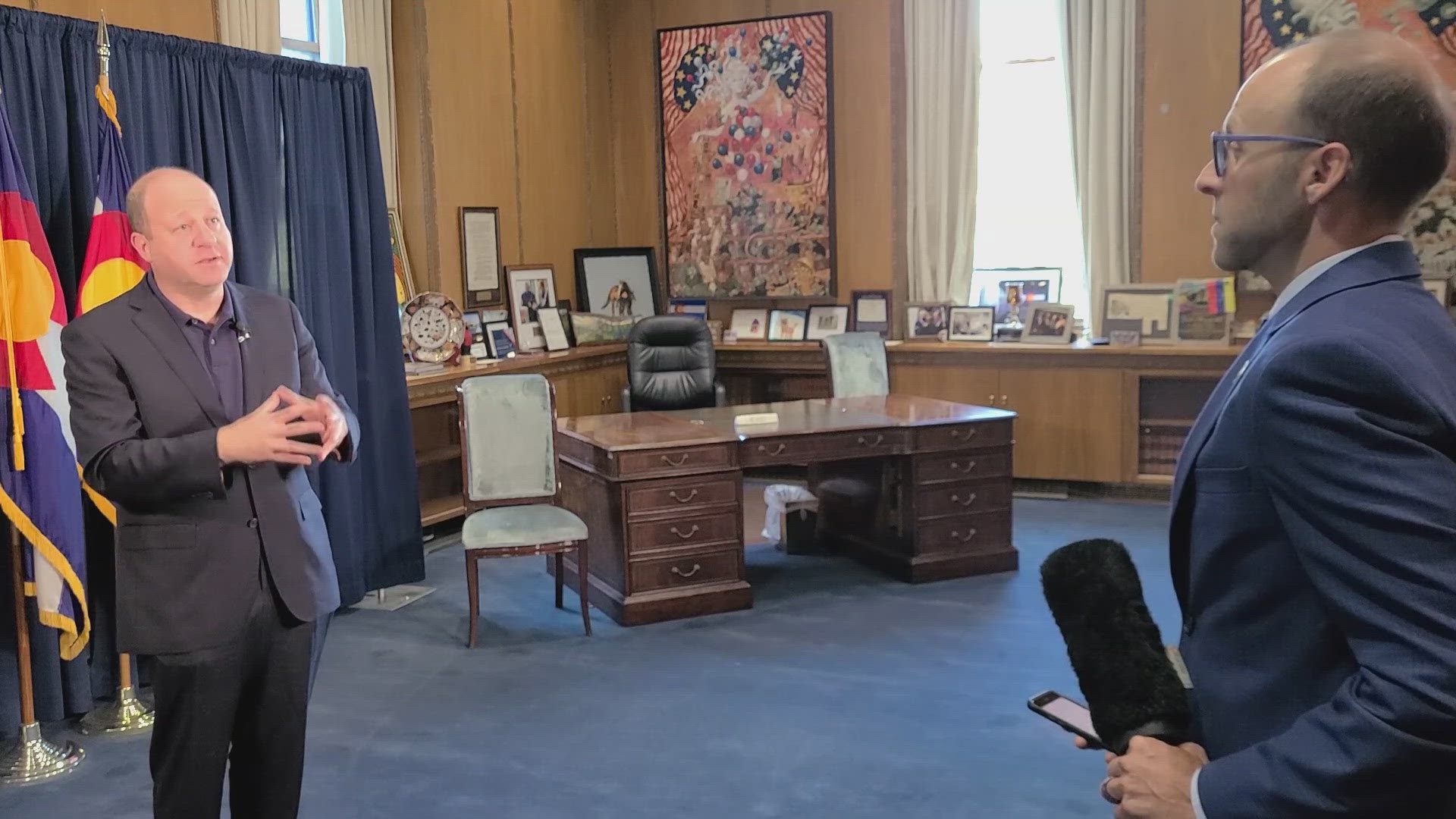 Marshall asked Democratic Governor Jared Polis what concerns he has of getting outgoing lawmakers back together.