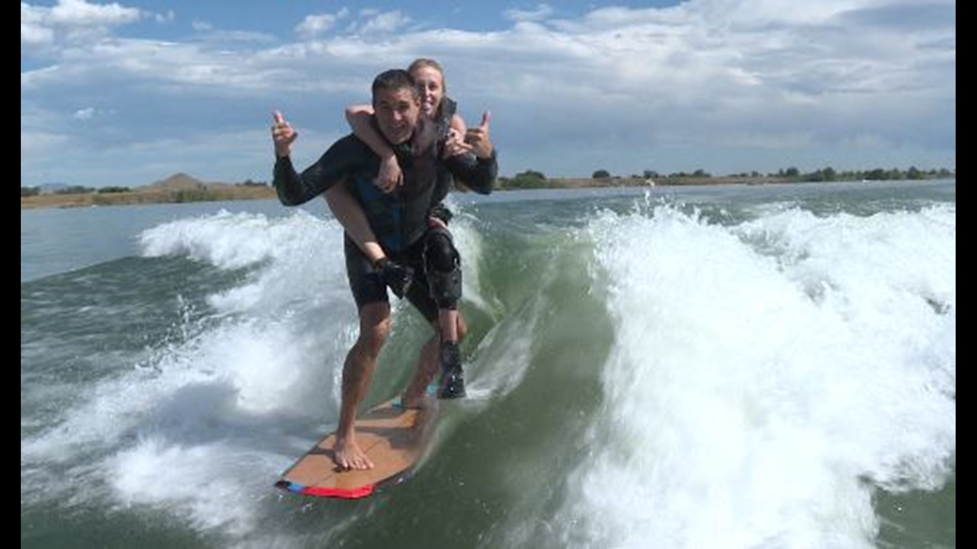 The "Brave the Wave" adaptive wake surfing tour surfed through Boulder Reservoir this weekend, hosted by Tommy's Boats and the Hanger Clinic.
