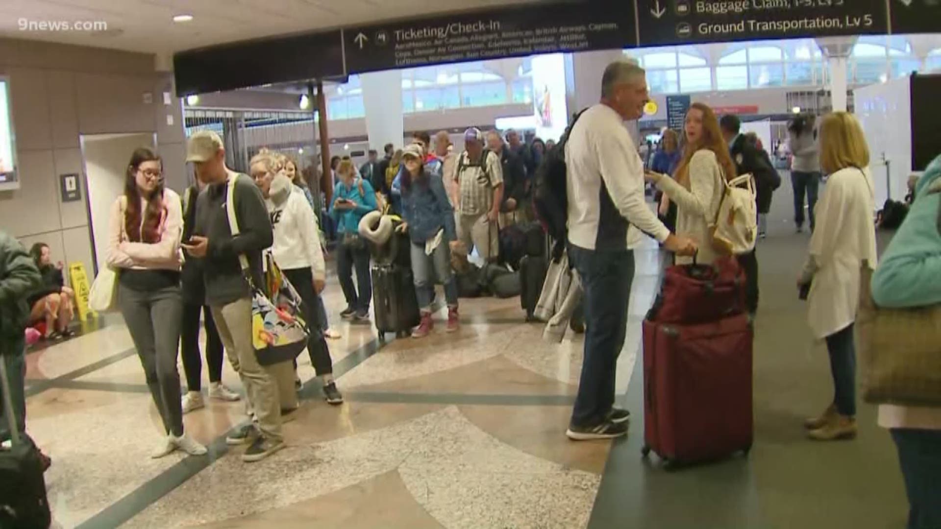 Major airlines canceled and delayed flights in and out of Denver International Airport following a late May snow in Colorado.
