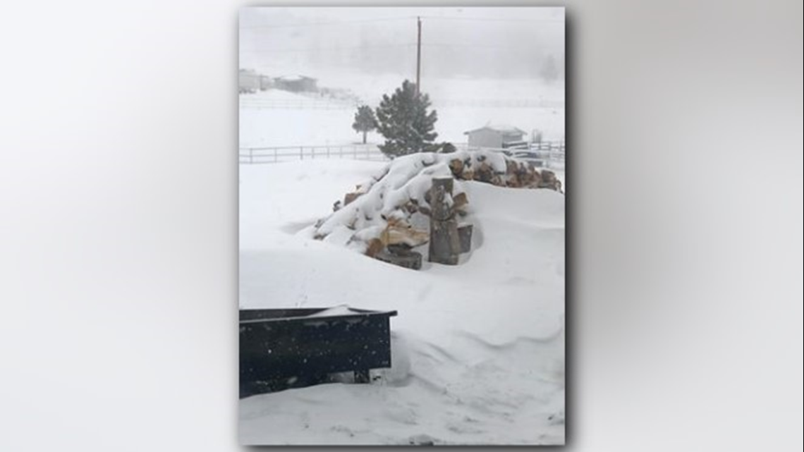 Pics: Snow piles up across Colorado after blizzard-like conditions ...