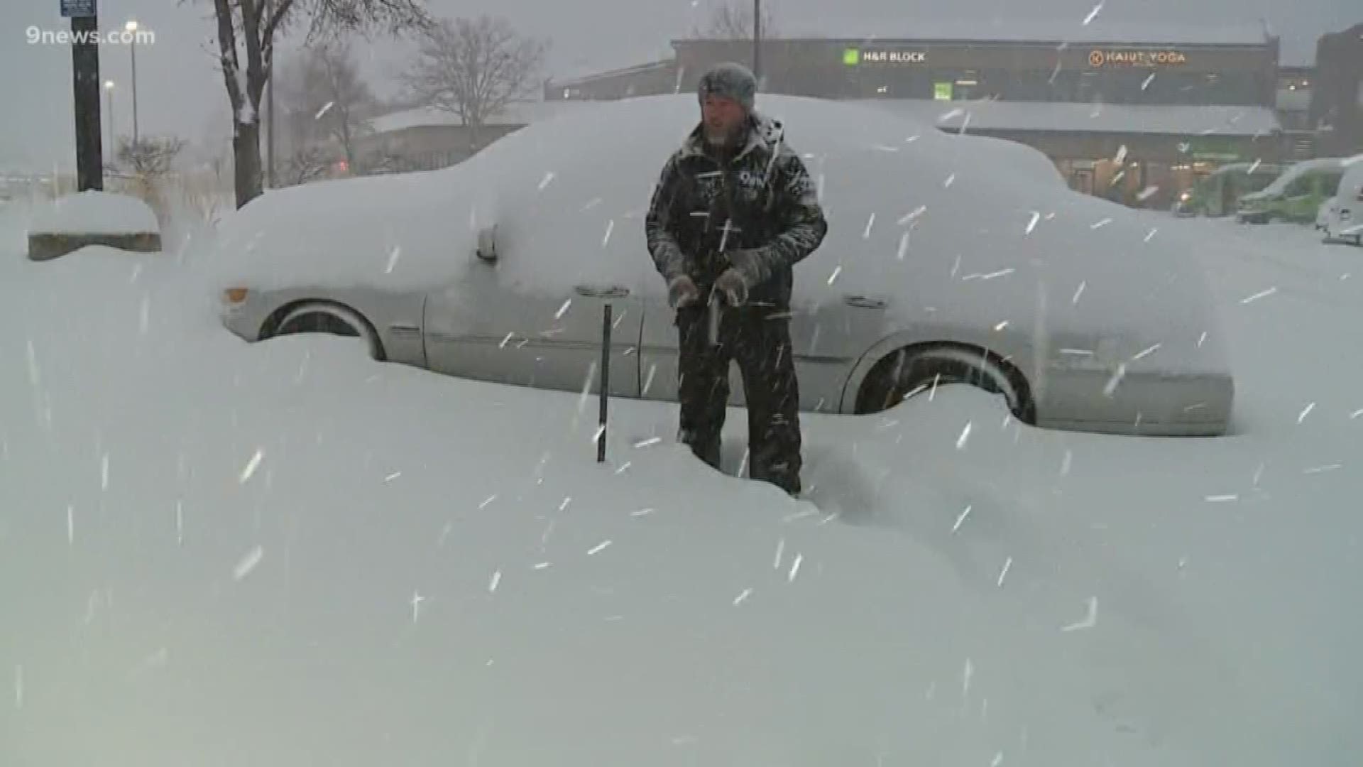 A November blizzard hit Boulder and 9NEWS Stormchaser Cory Reppenhagen was there (and pretty excited about it).