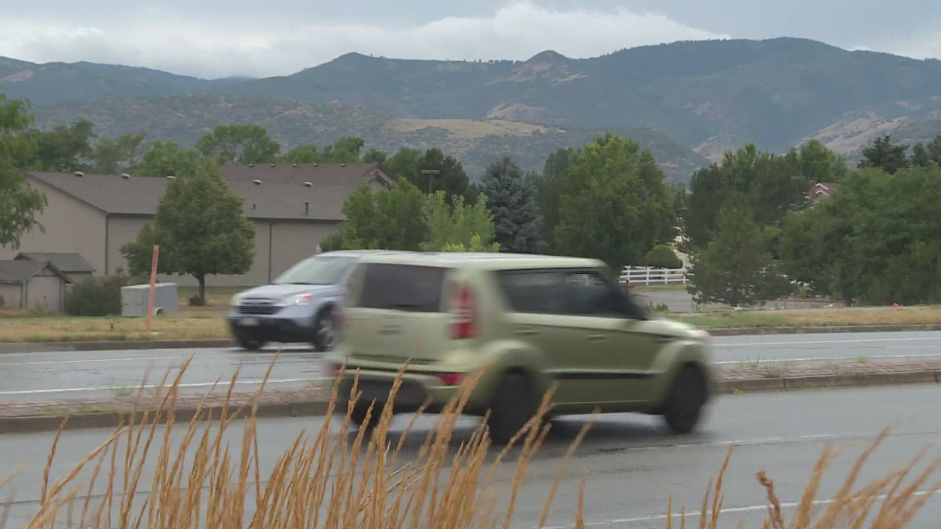 No injuries were reported, but in one instance, a rock bounced off the vehicle's hood and shattered the windshield, the sheriff's office said.