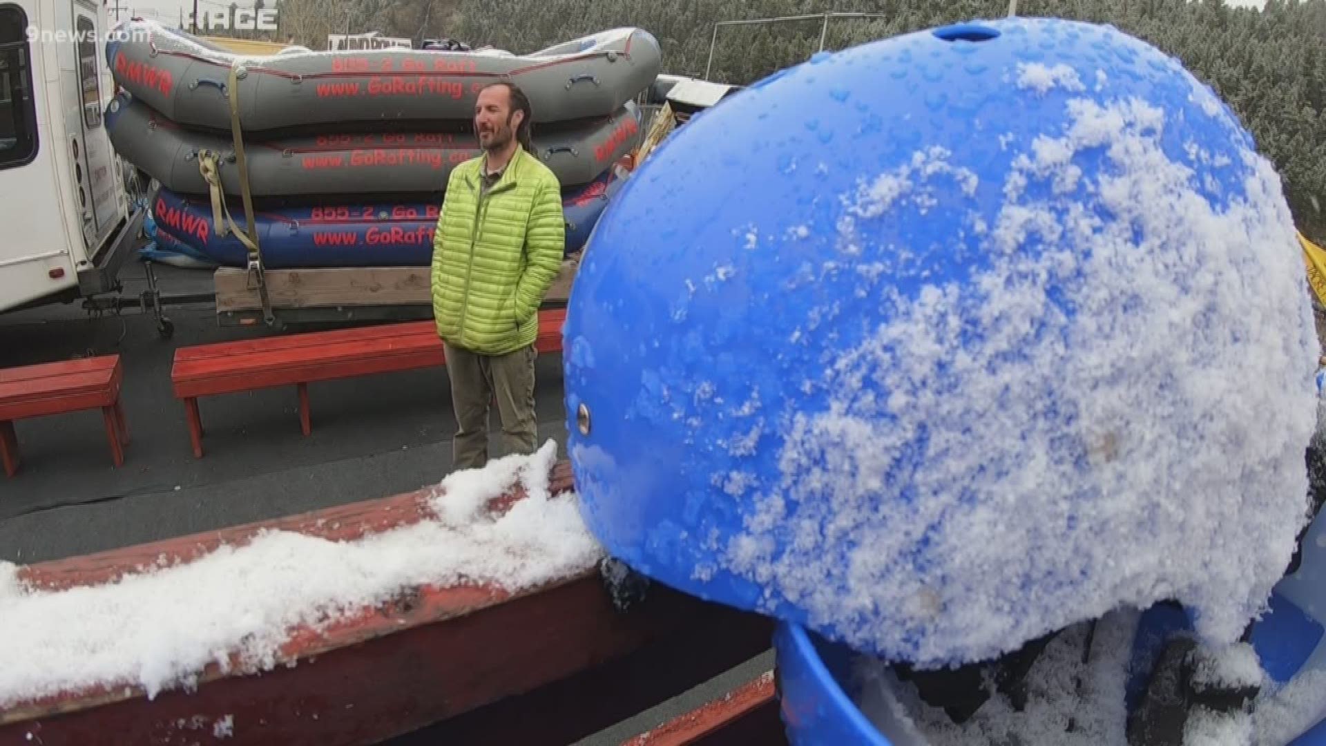 The river rafting season is off to a late start thanks to the late snowfall. However, all that snowpack could mean the season will run longer into the late summer.