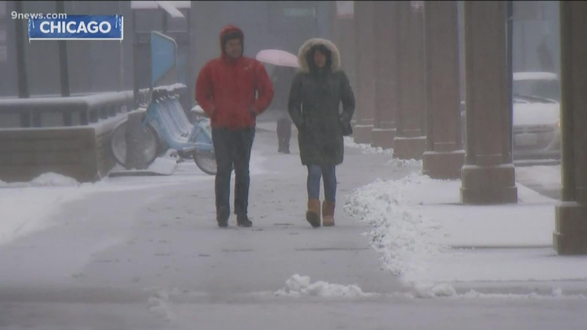 The same storm caused a one-day cold snap for Denver.