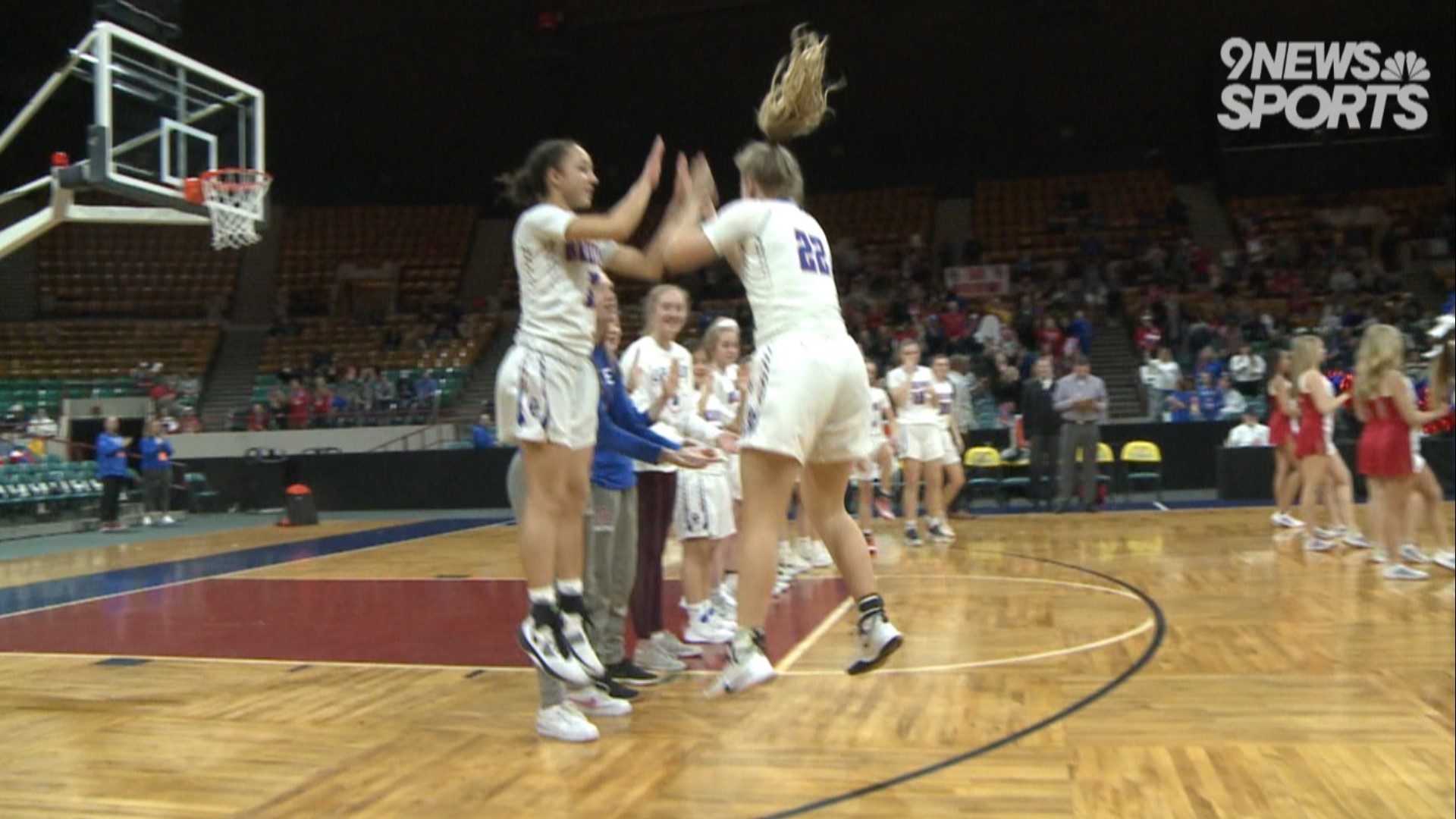 The Bruins advanced to the 5A girls Final Four with a 46-33 victory over the Mustangs.