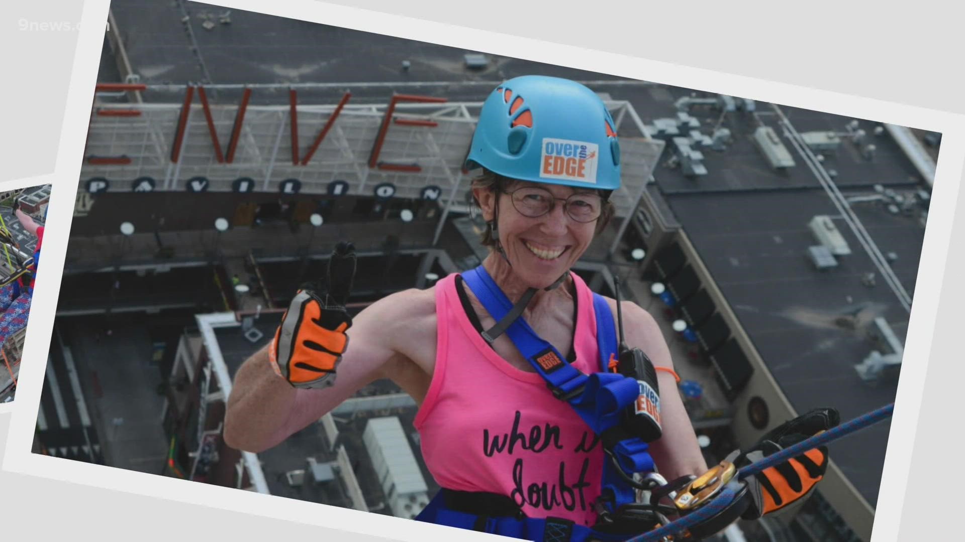 Over the Edge is an event hosted by the Cancer League of Colorado to raise money for cancer research.