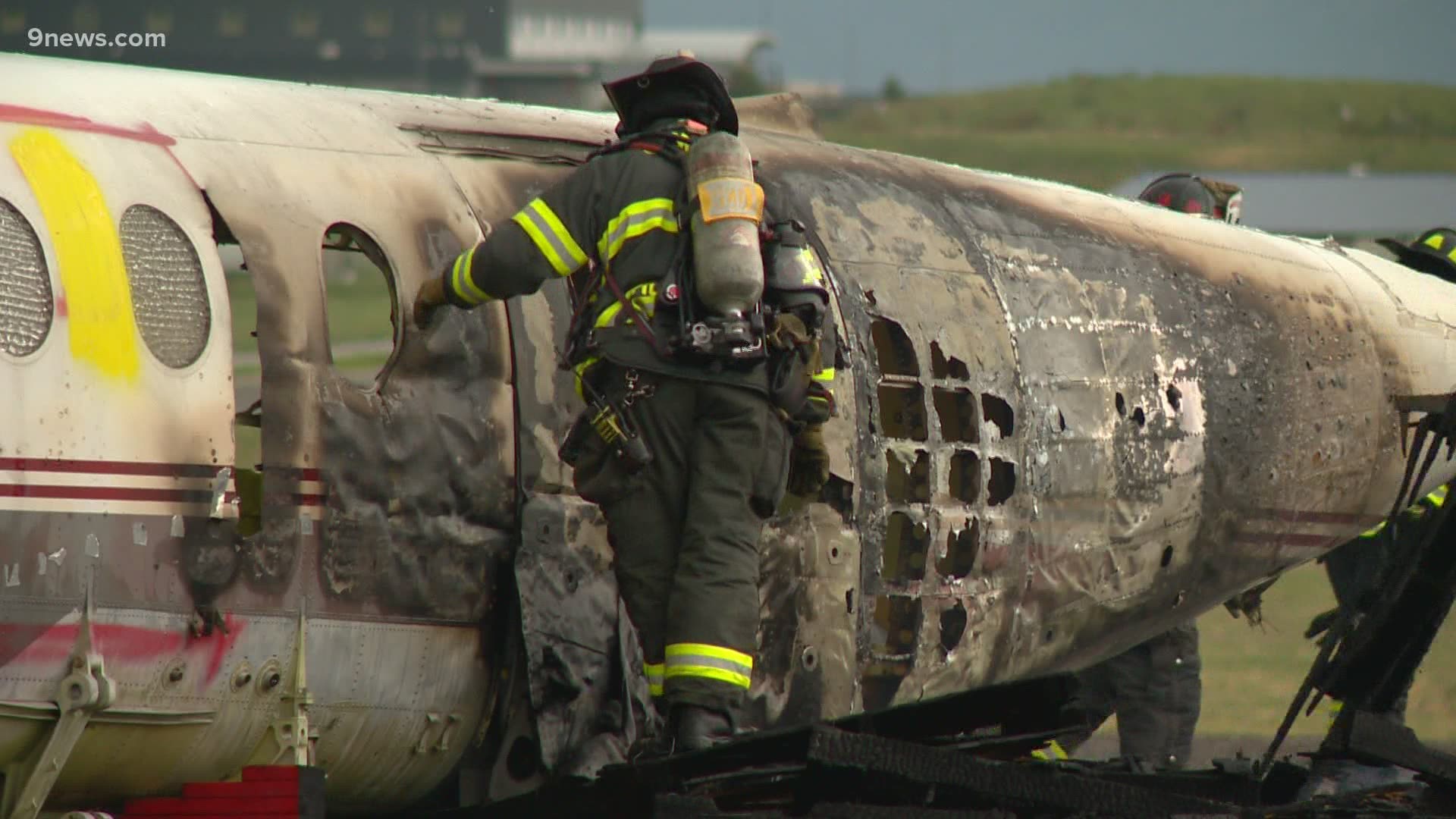 South Metro firefighters got some practice dealing with a worst-case scenario at Centennial Airport Friday.