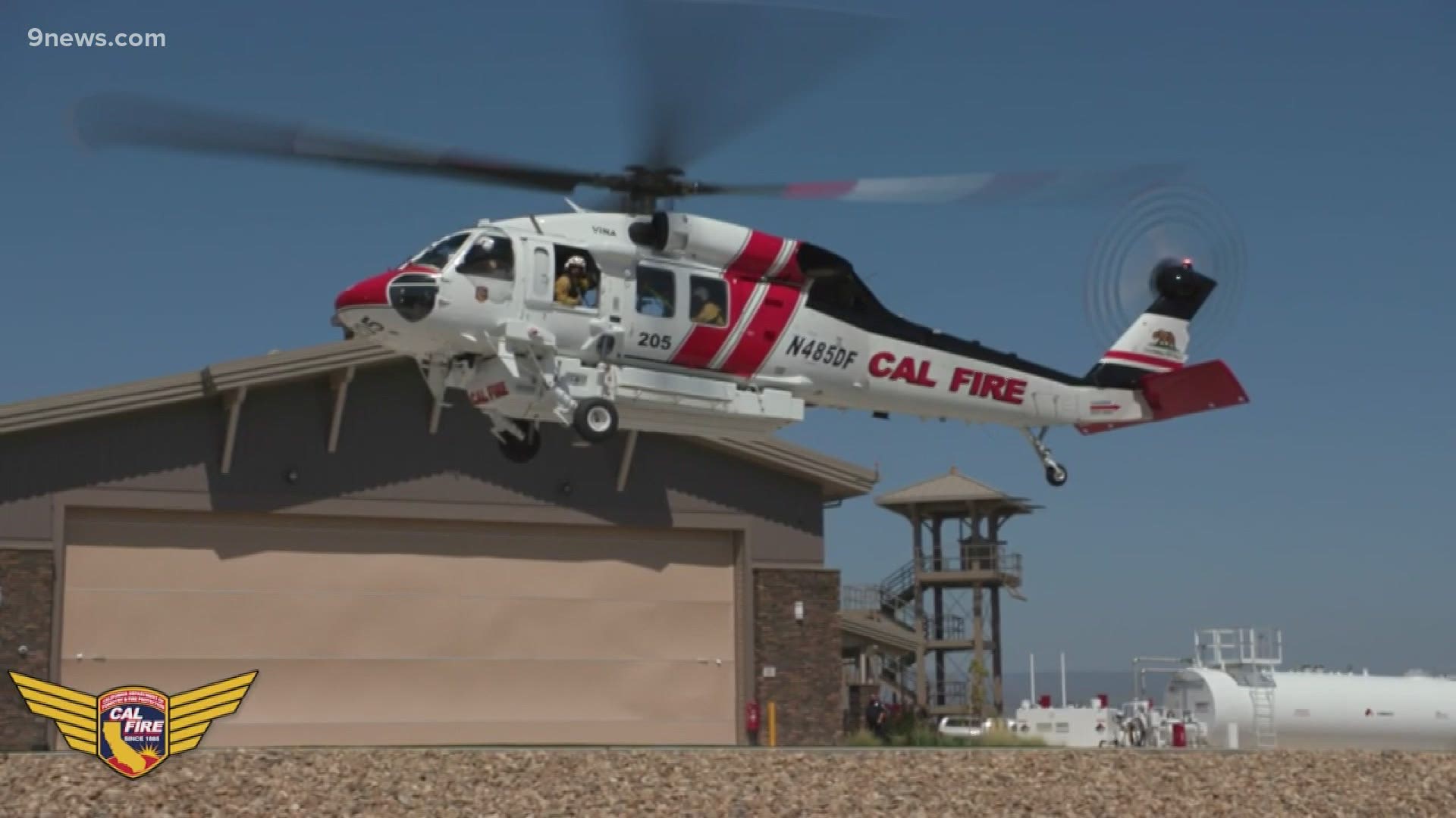 The specialized helicopter can help fire crews fight wildfires before they explode in size.