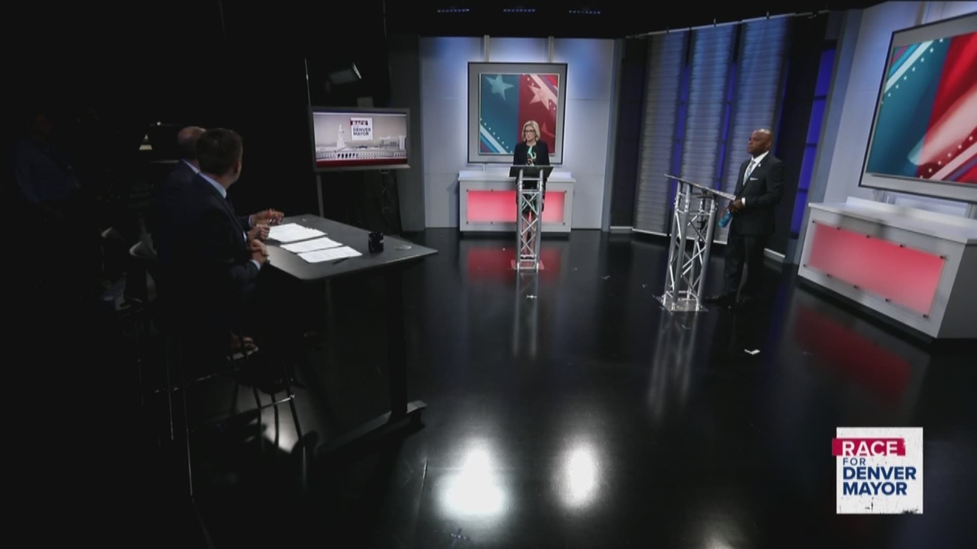 Denver mayoral candidates Michael Hancock and Jamie Giellis discuss tiny homes and other methods to house the city's homeless population during a 9NEWS mayoral debate ahead of the June 4 runoff election.