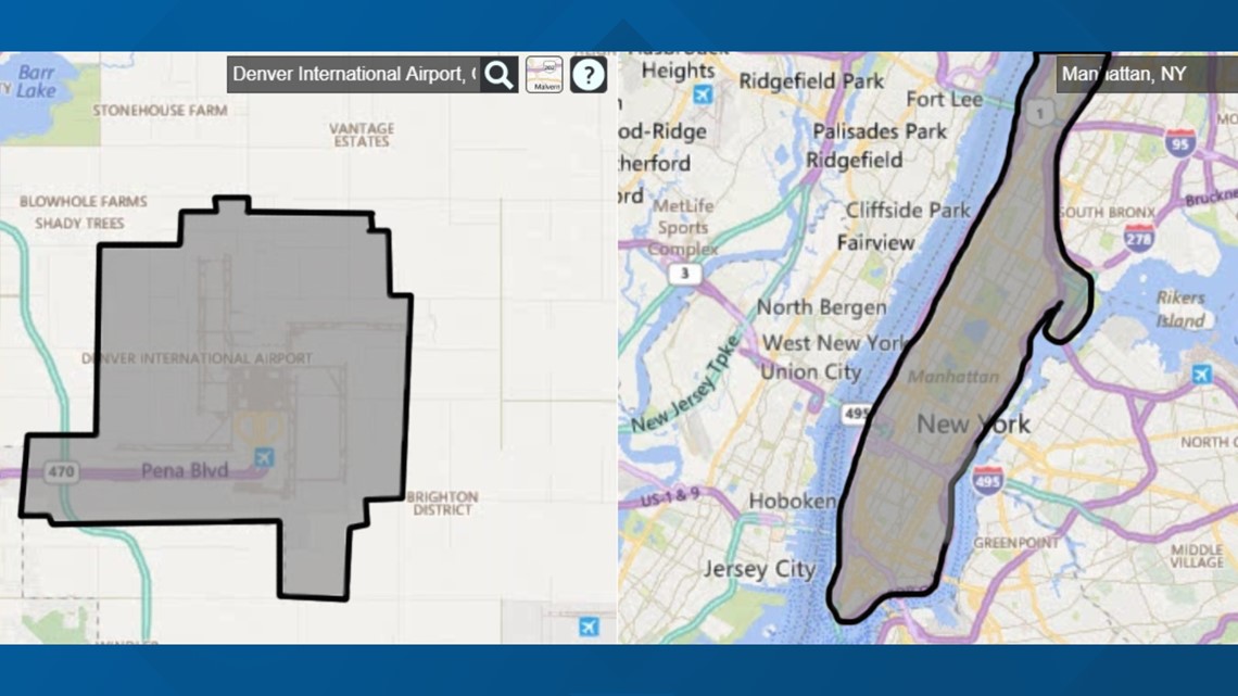 denver international airport runway map