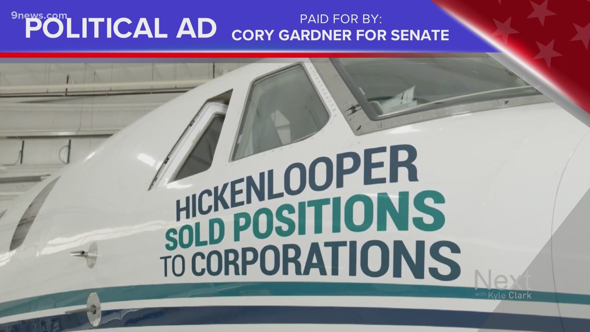 Republican Sen. Cory Gardner goes after ethics complaints made against his challenger John Hickenlooper, which involved a private jet and a Maserati limo.