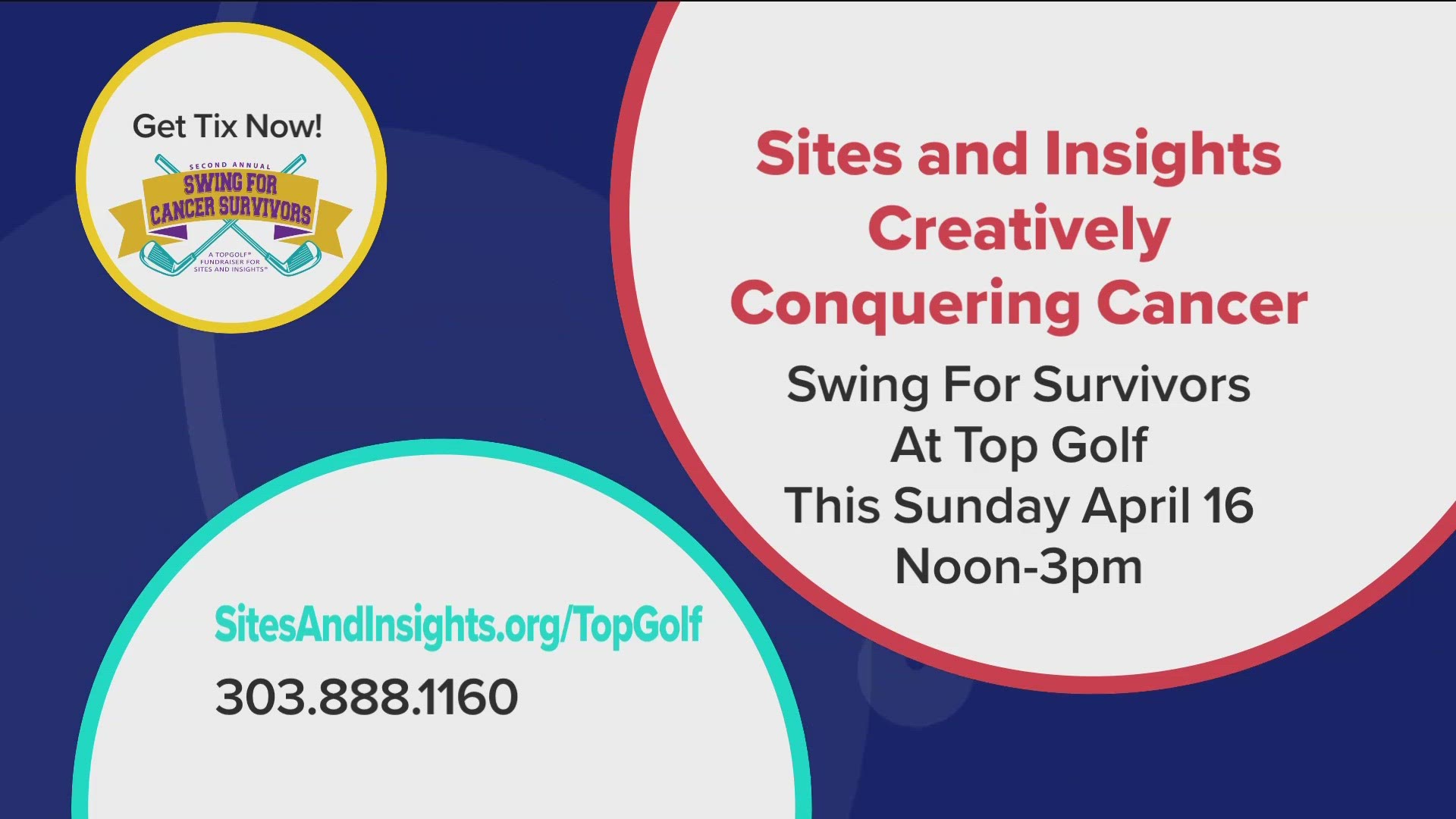 Take a few swings and support Sites and Insights at their Top Golf Fundraiser this Sunday from noon to 3PM. Register now at SitesAndInsights.org/TopGolf.