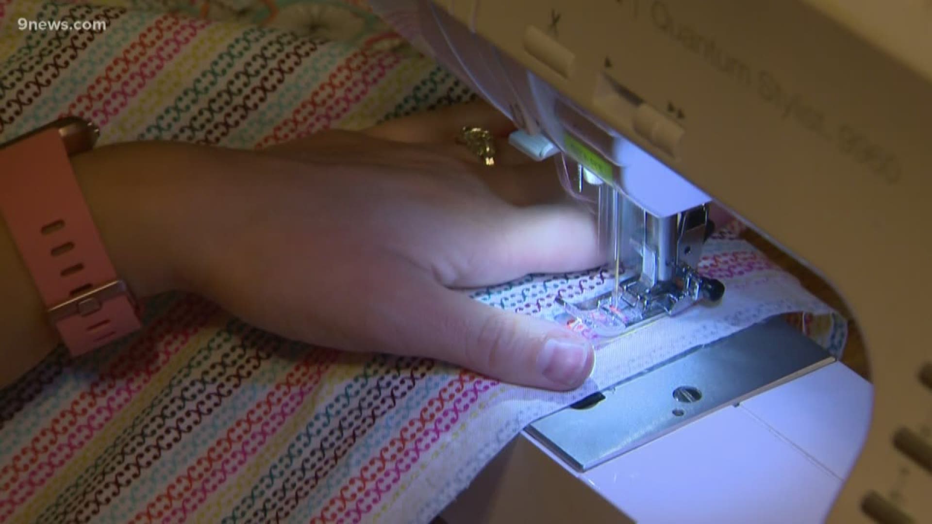 Sip and sew class makes pillowcases to donate to Children's Hospital