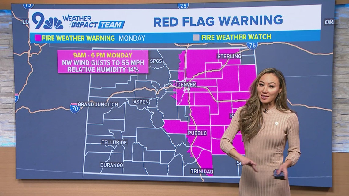 Latest Headlines | Red Flag Warning for much of eastern Colorado ...