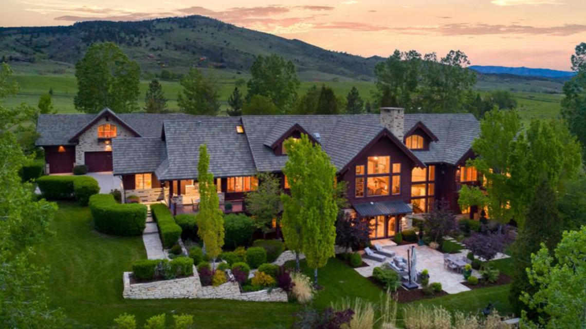 Boulder County Ranch With 2 story Library Hits Market For 4 65M 