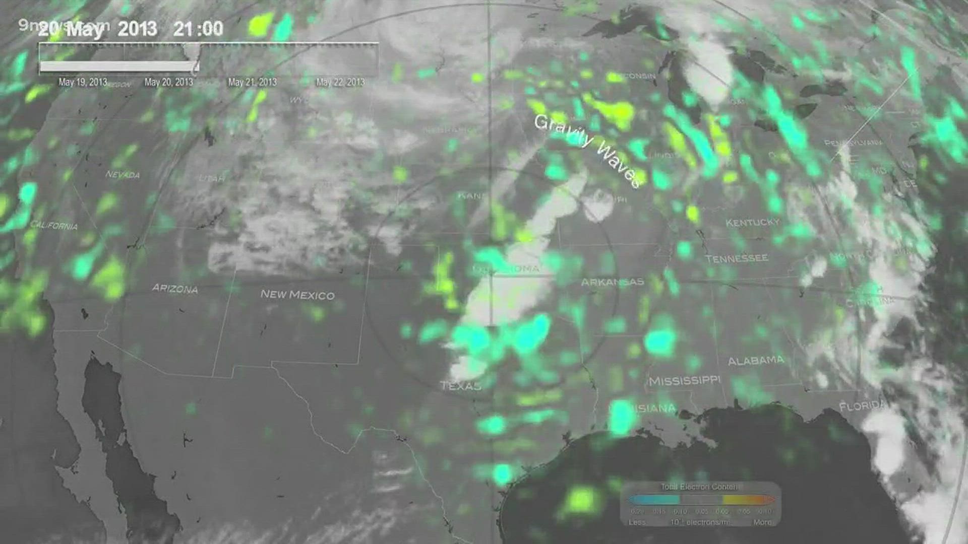 NASA scientists say they have found a new way to detect waves that could potentially warn of tornadoes and that could give more time to warn people about dangerous storms as they form.