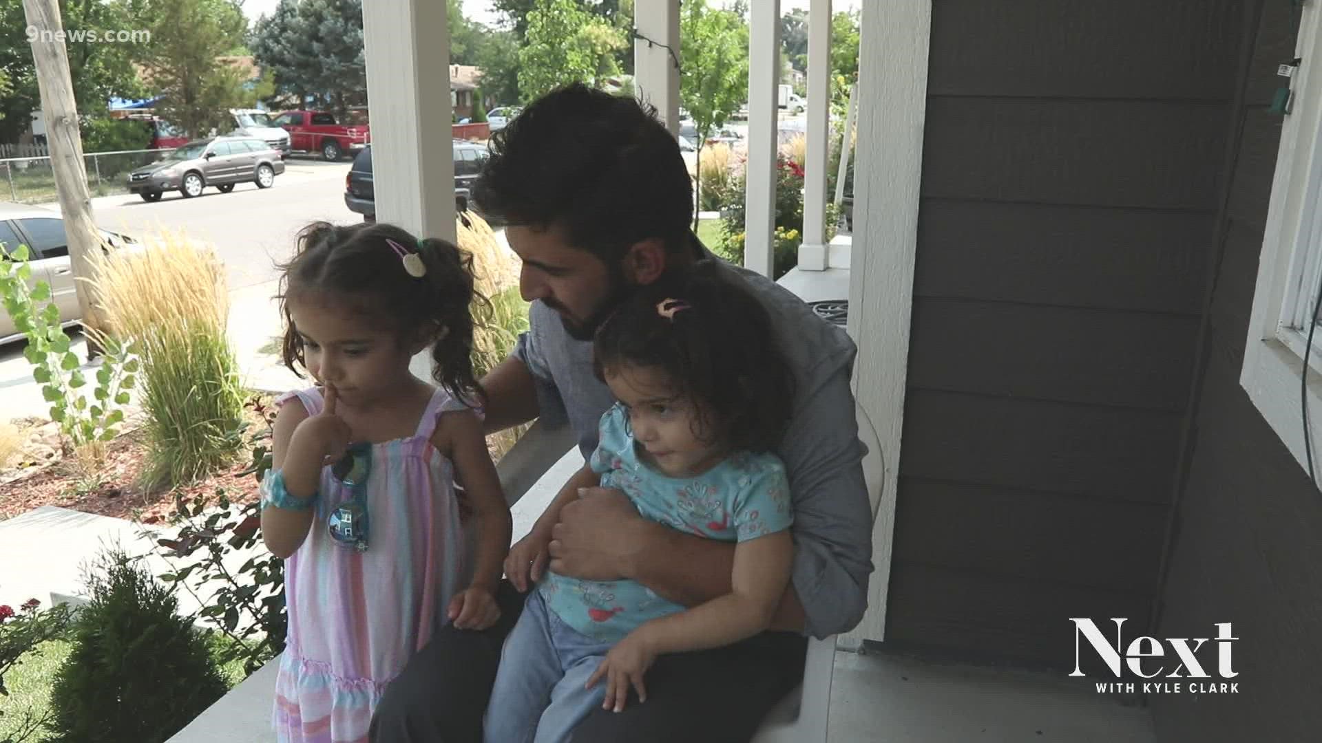 M Haroon Zarify, his wife and two children returned to Englewood last week, but are still working to bring other family members to the United States.