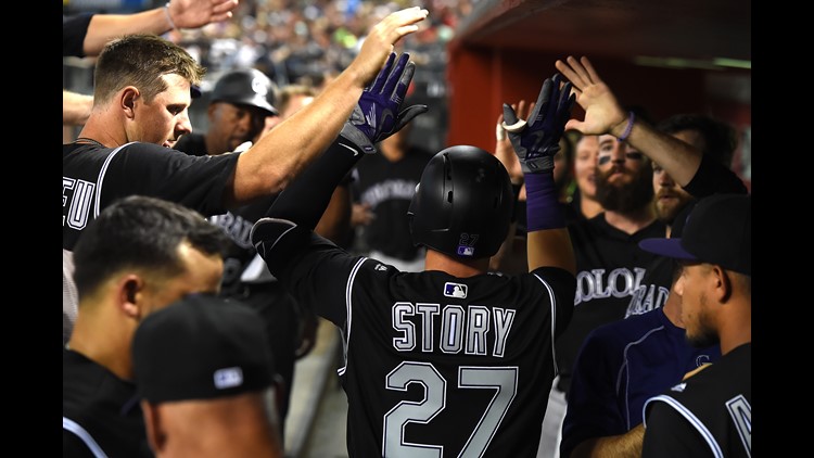 X \ Colorado Rockies على X: HiStory! 📚 Congratulations to Trevor Story on  becoming the first player in Rockies history to hit 30+ home runs with 20+  stolen bases in multiple seasons!