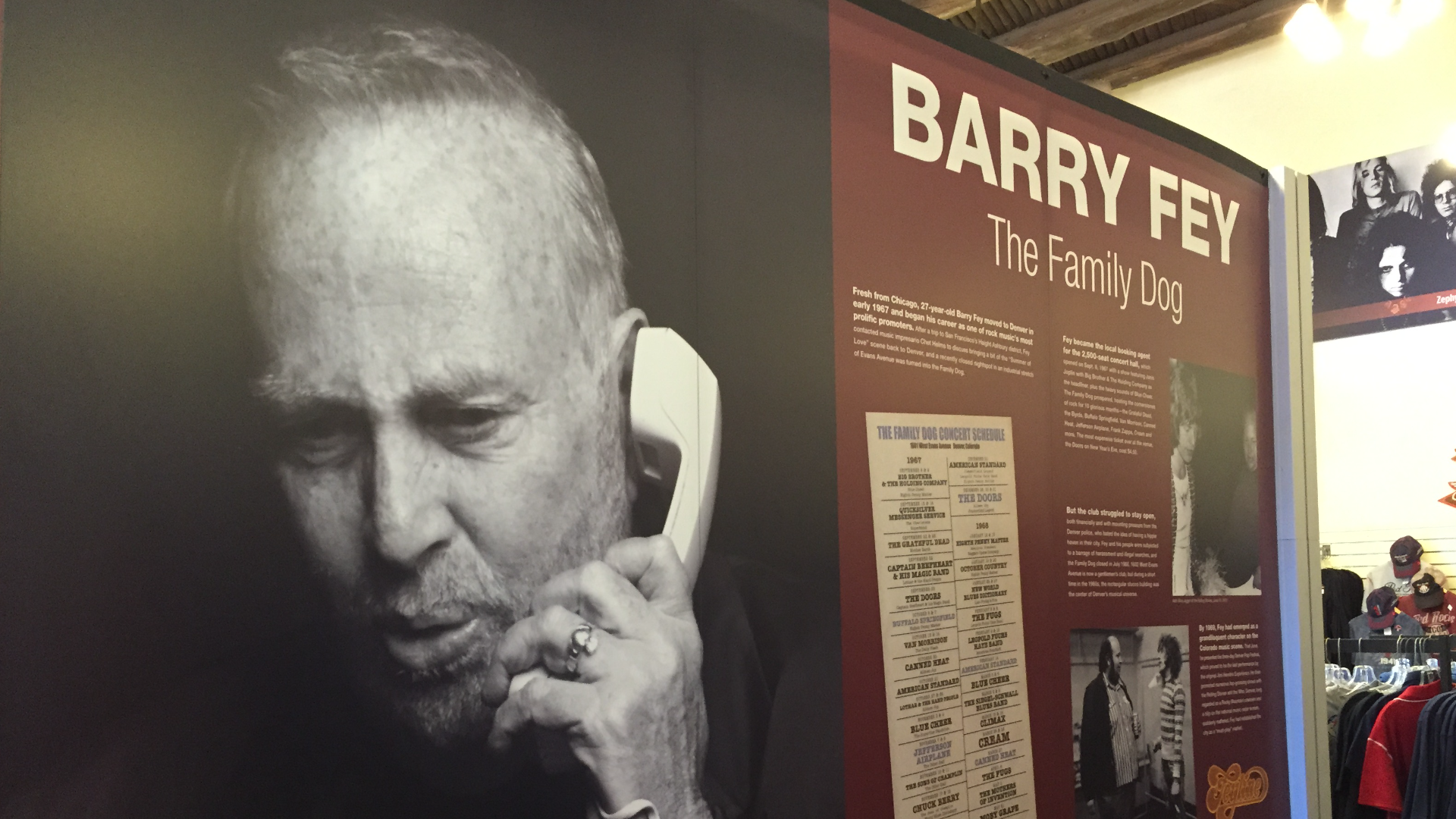 Barry Fey was an iconic concert promoter who worked with some of the biggest names in the industry.
