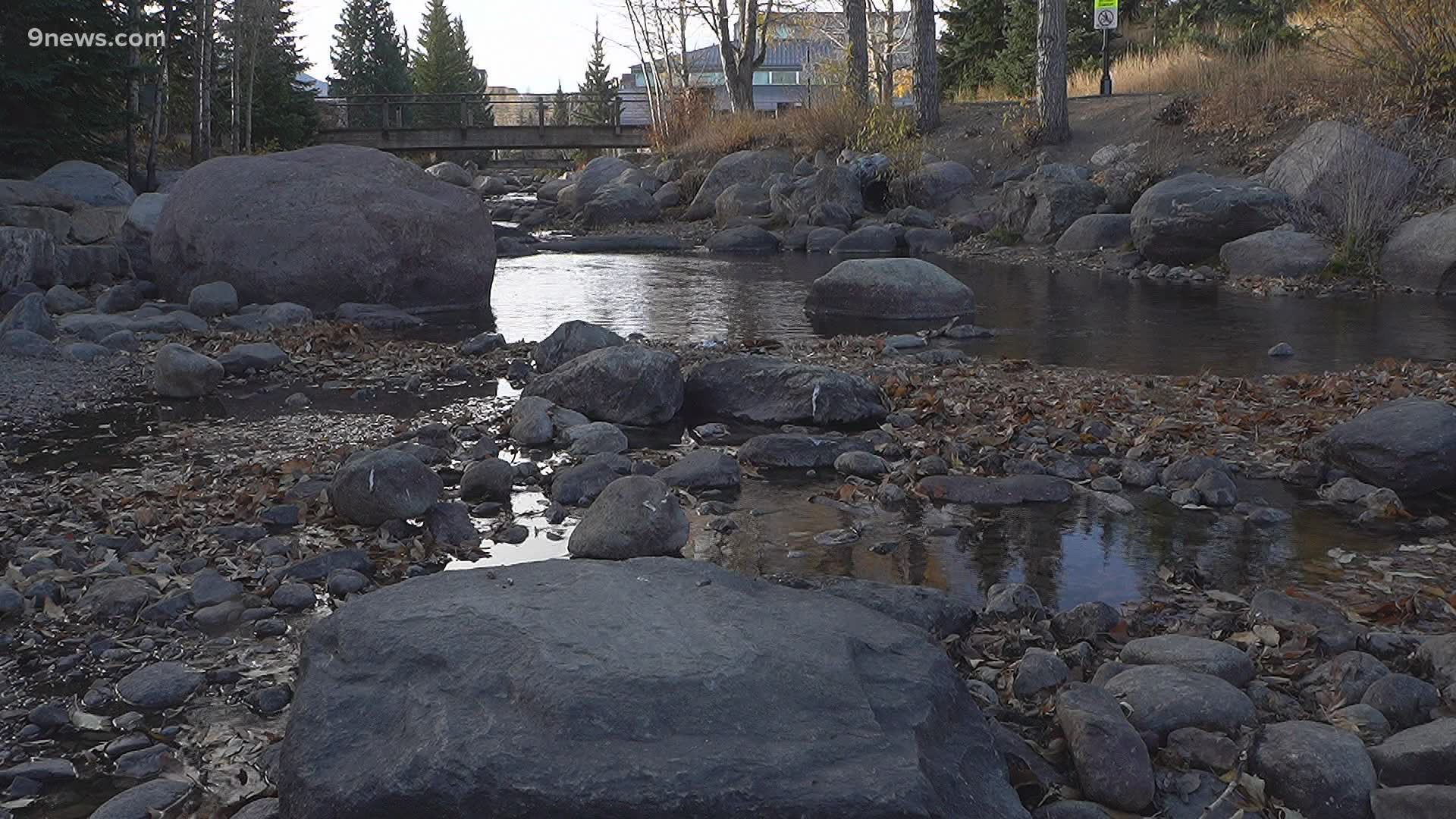 Recent snow helps a little, but the impact of the statewide drought is apparent at the Blue River Basin, where some rivers are lower than anyone has seen in years.