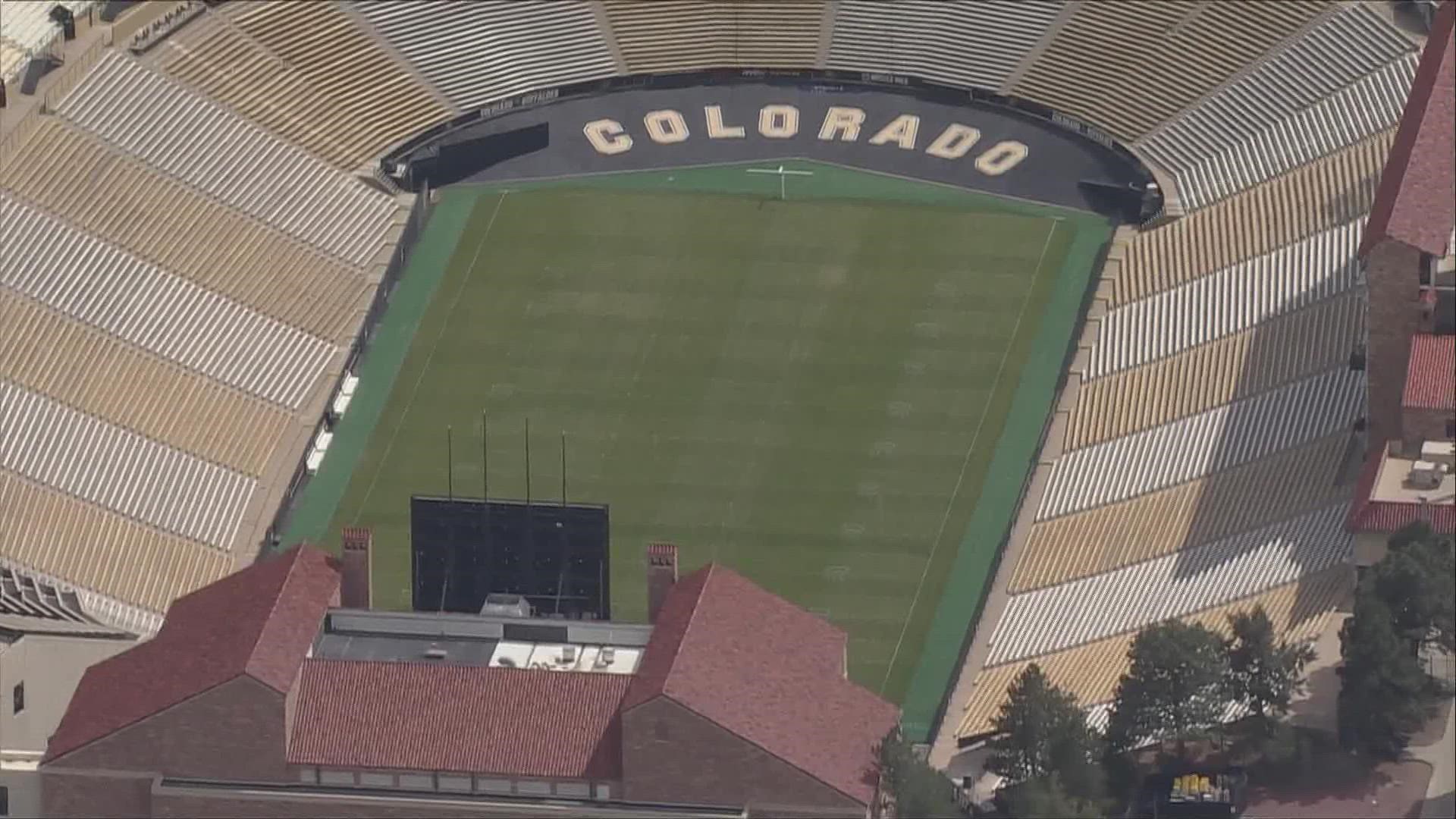 The University of Colorado's Folsom Field will host the Topgolf Live Stadium Tour this summer.