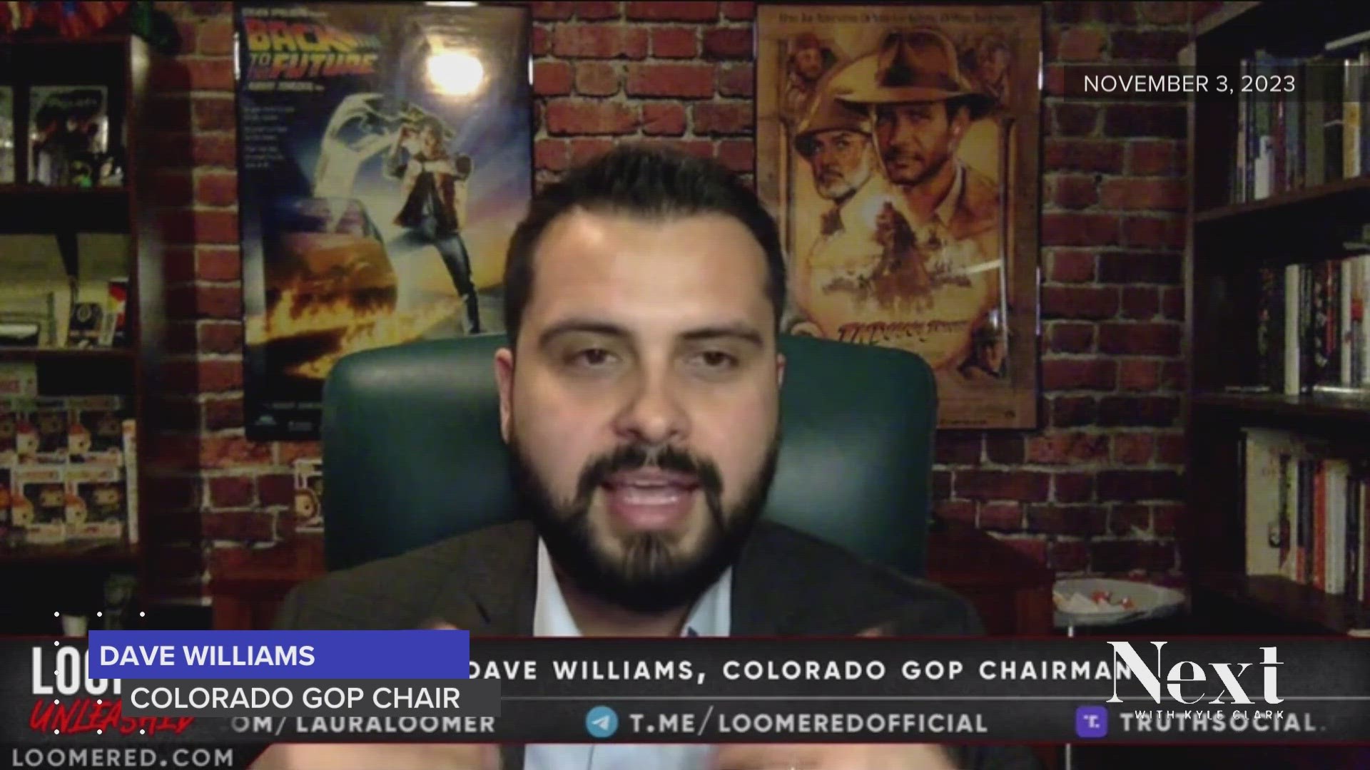 Colorado GOP chairman Dave Williams linked up with white nationalist Laura Loomer, telling her there are no fair elections in the state.