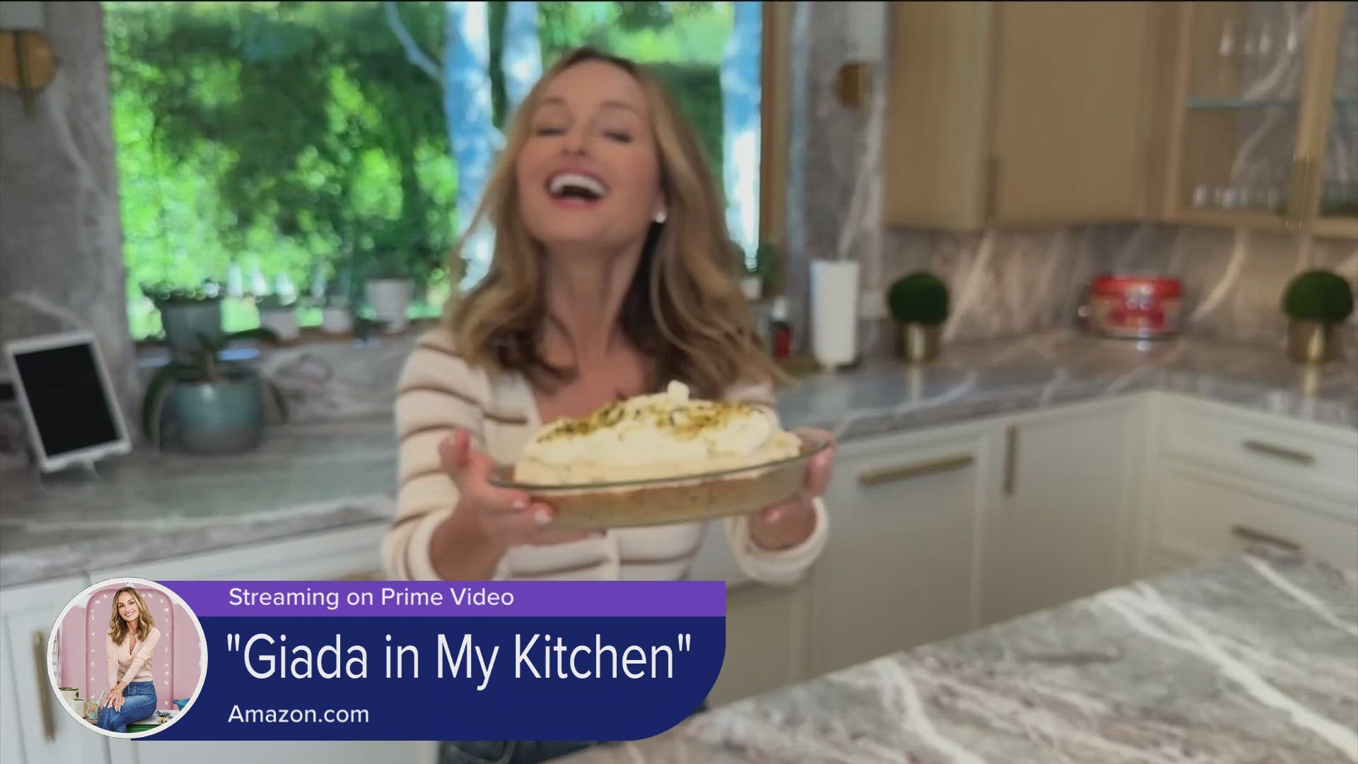 The new series from Celebrity Chef Giada De Laurentiis 'Giada: In My Kitchen,' is streaming now on Prime. 