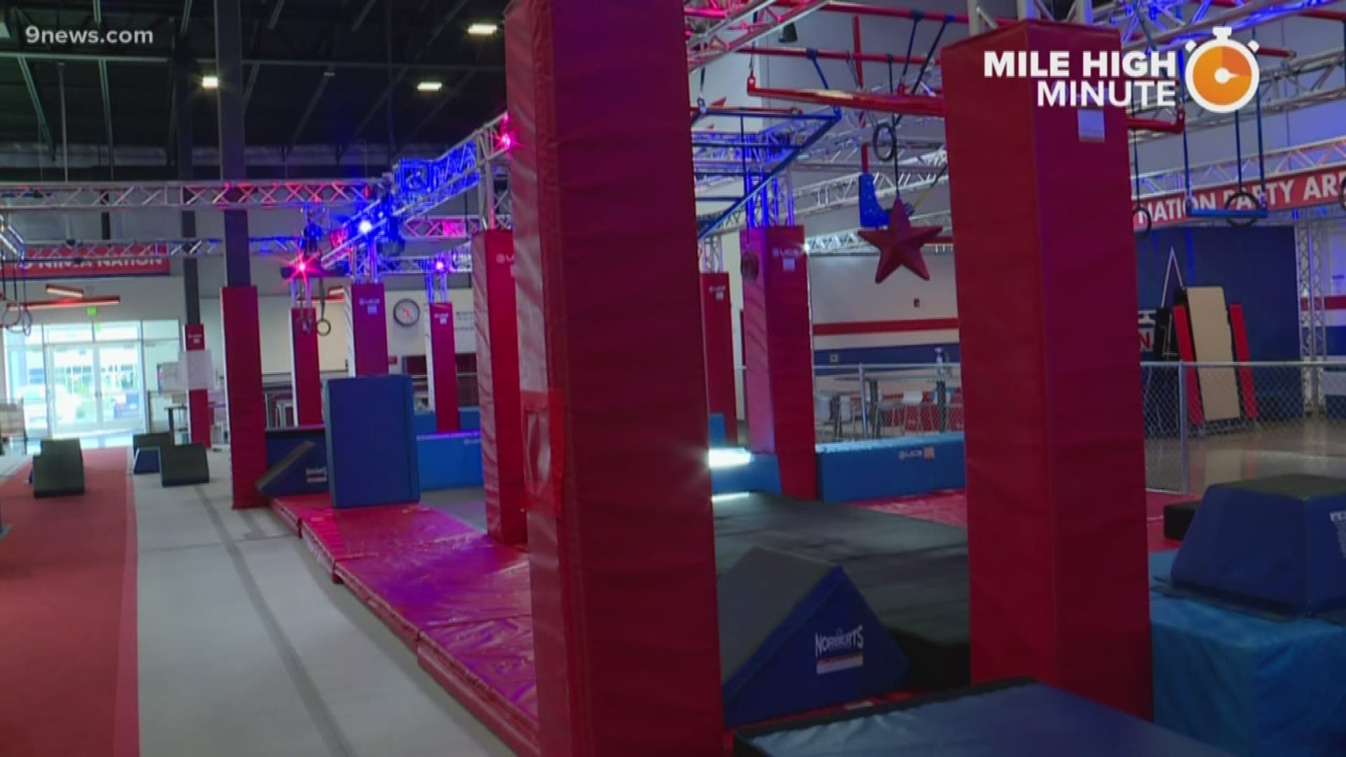 The Ninja Nation gym in Centennial is open to everyone over age 5. It features obstacles like those seen on the popular NBC show American Ninja Warrior.