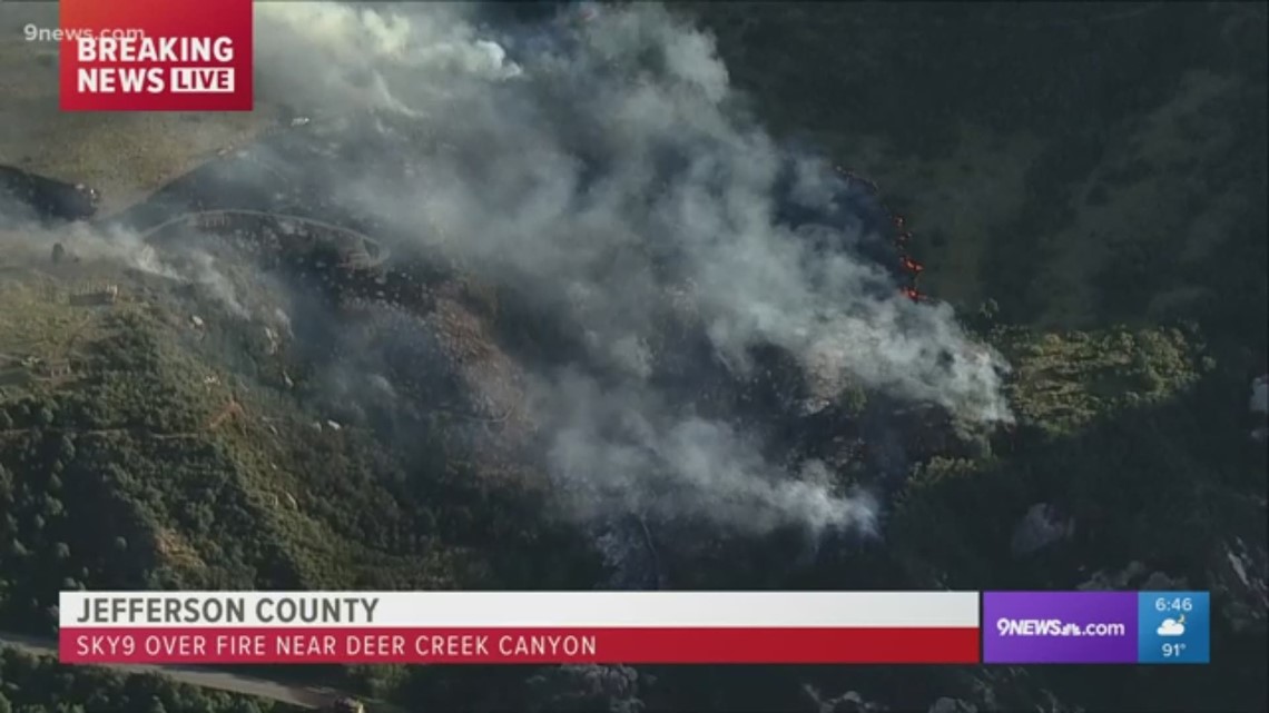 Hundreds Evacuated After Wildfire Sparks In Deer Creek Canyon Park In ...