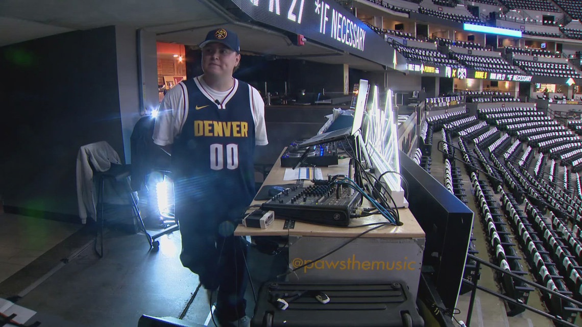 DJ Paws brings energy as Nuggets take on Timberwolves