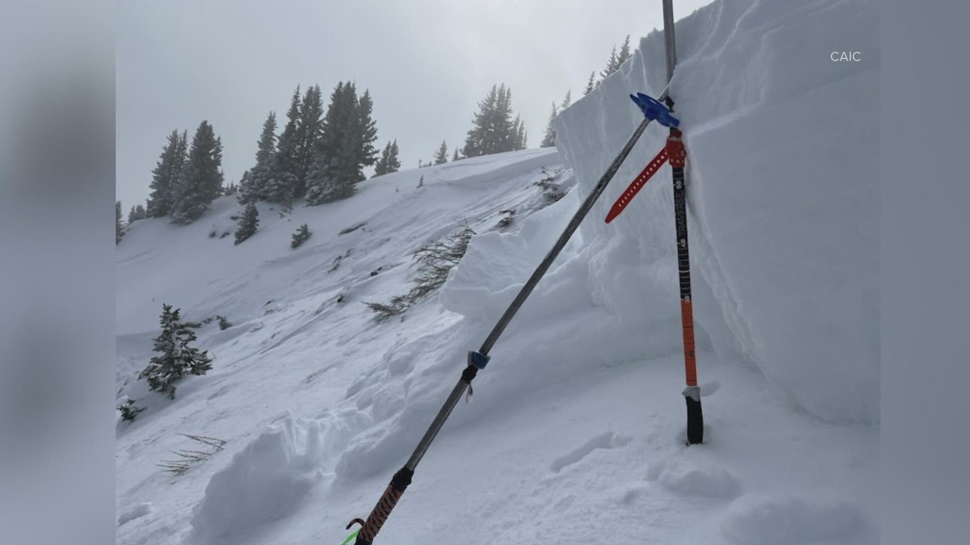 The Colorado Avalanche Information Center is warning backcountry goers to stay safe as the state enters a period of dangerous conditions.