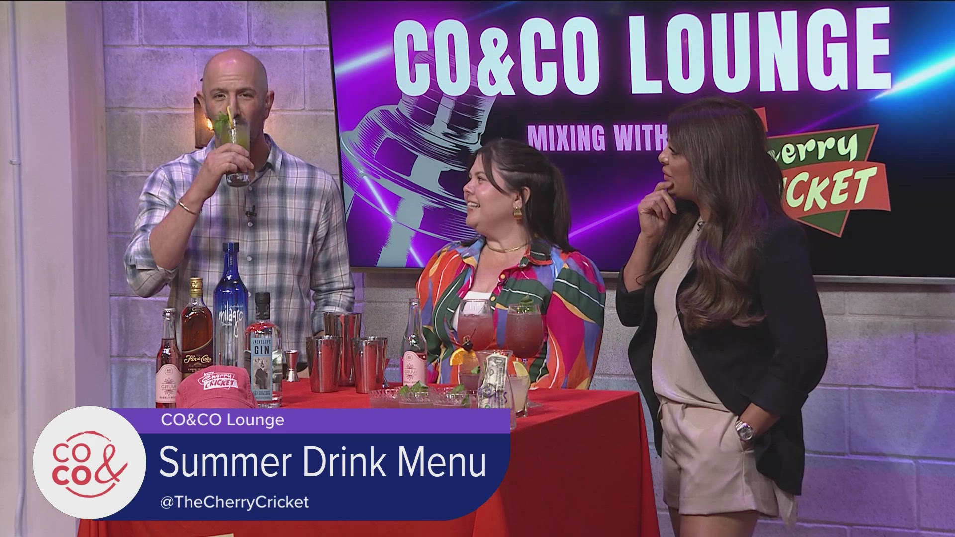 Try these delicious cocktails/mocktails for yourself at Cherry Creek! Follow them on social @TheCherryCricket. 