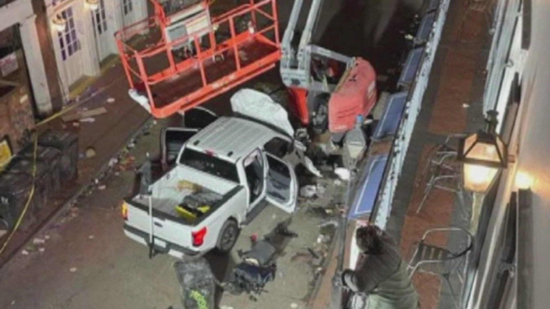 The FBI said it was investigating the attack, which occurred when 42-year-old Shamsud-Din Jabbar steered around a police blockade, as a terrorist act.