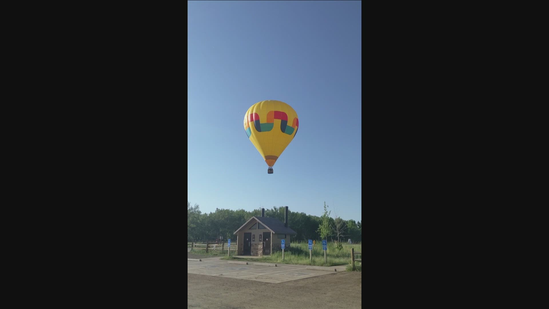 Three passengers were transported to the hospital with injuries that were not life-threatening after the balloon crash-landed Sunday morning.