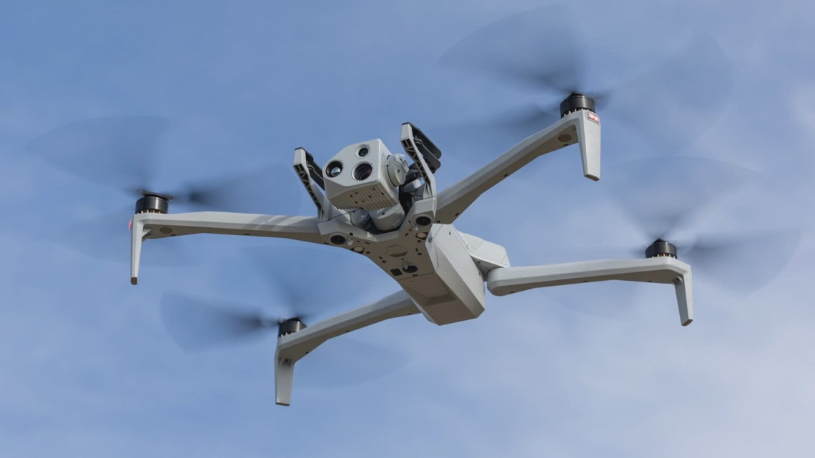 Denver Police drone was outside bathroom window on the 2nd floor, woman says