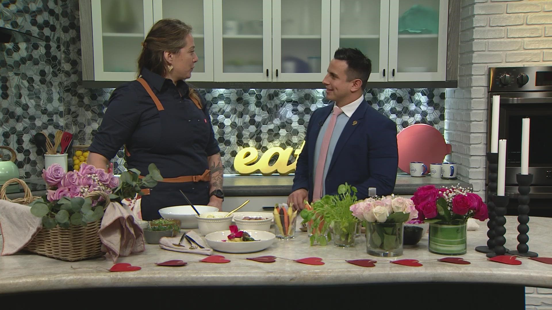 Who says Valentine's Day has to break the bank? Local chef Andrea from Süti & Co. has simple ways to spruce up dinner.