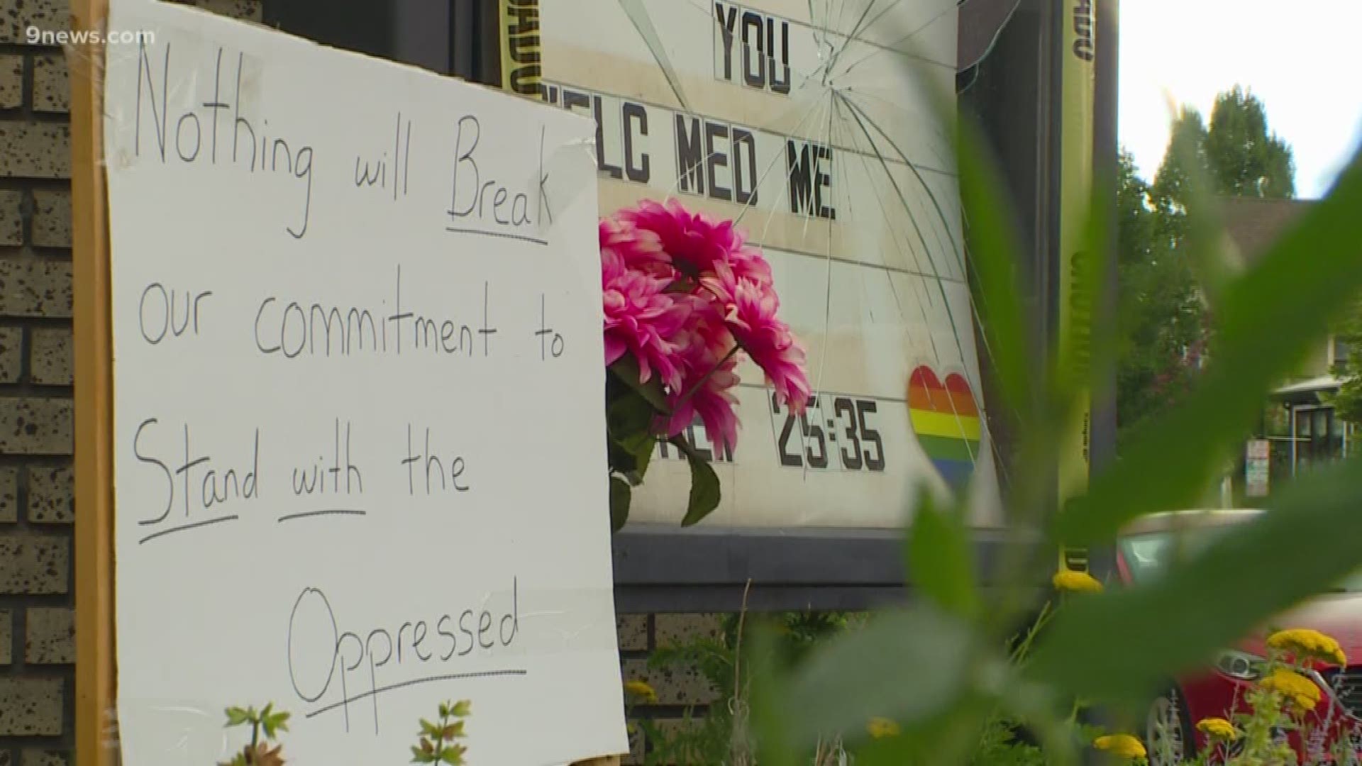 The pastor didn't even think it was controversial -- until he saw what happened to the sign.