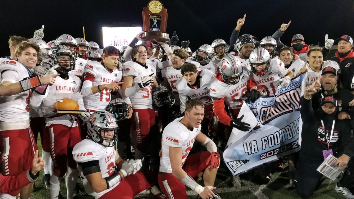 4A football Loveland wins 2020 state championship Palmer Ridge