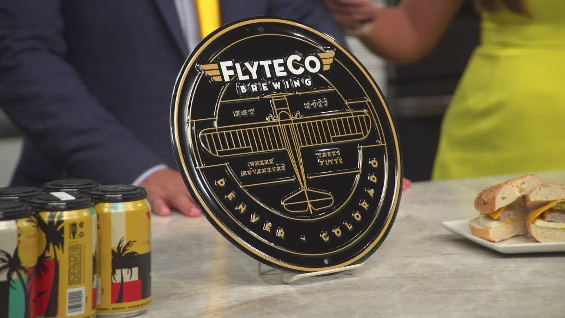 FlyteCo Tower co-owner Morgan O'Sullivan talks about plans to celebrate the restaurant's 1st anniversary and raise money for scholarships to get women into aviation.