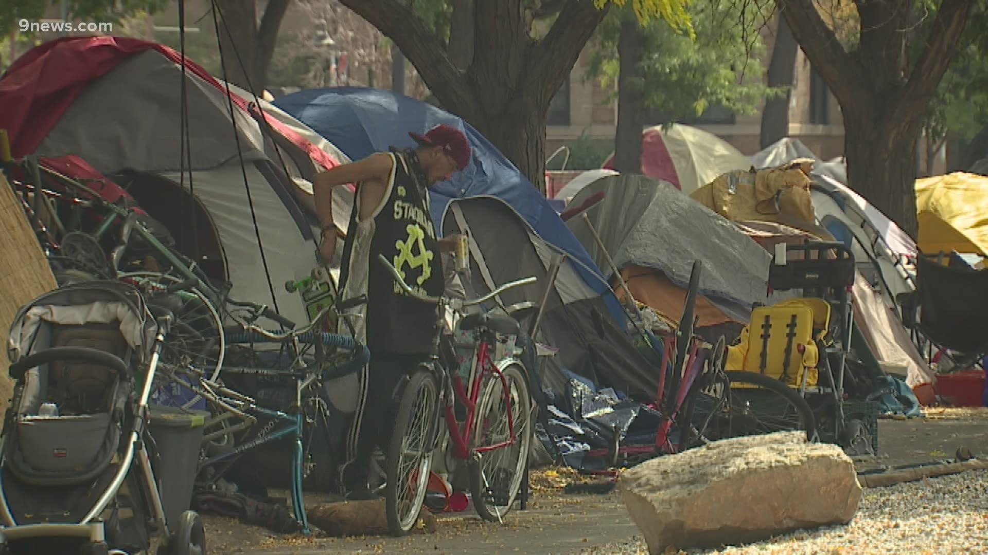 The homeless advocacy group said the city is planning to sweep the camp Tuesday and Wednesday.