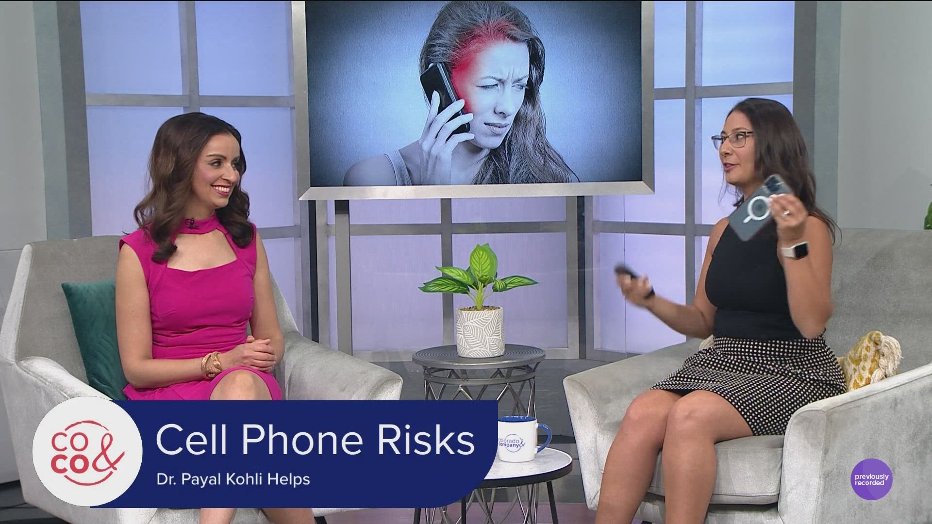 A new study is out that says we may need to be a bit more careful about the long-term health risks that cell phones may cause. Dr. Kohli gives us the details.