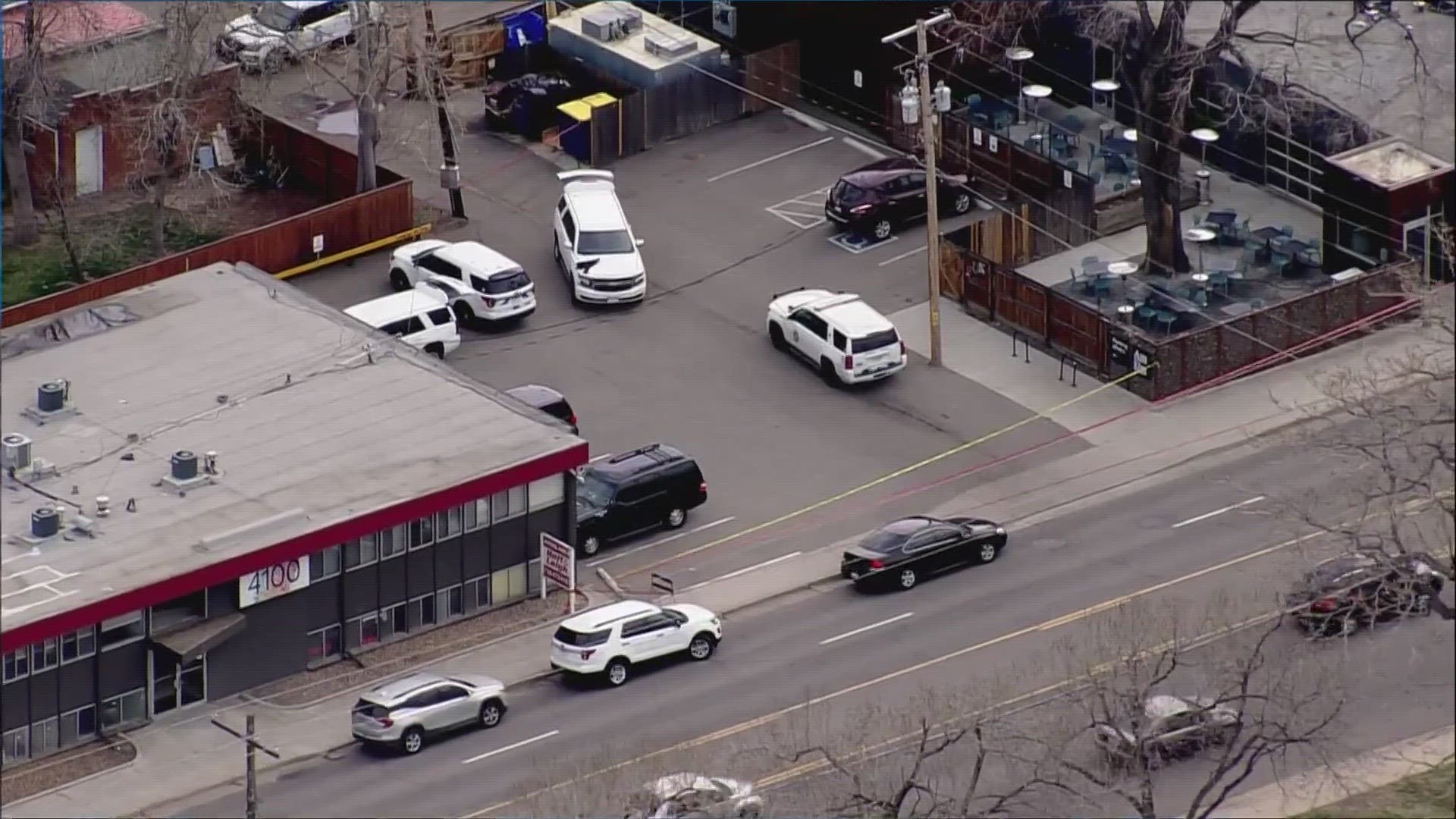 Monday afternoon, police were seen investigating in the area of American Elm restaurant at 4132 West 38th Ave.